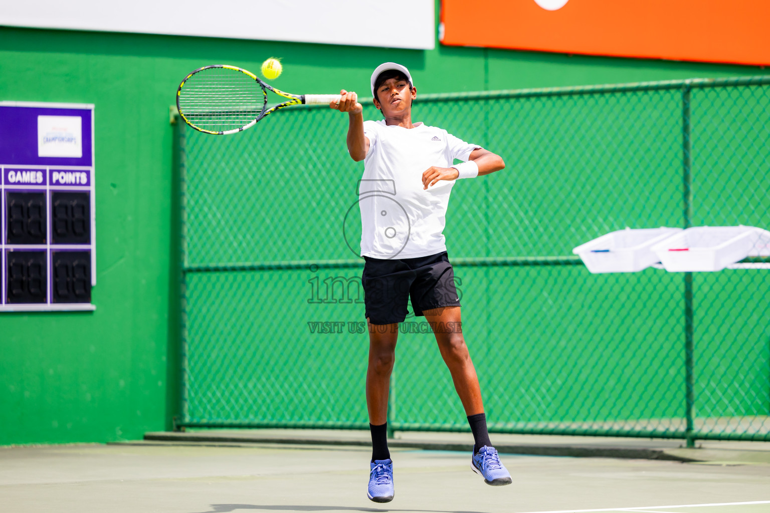 Day 2 of ATF Maldives Junior Open Tennis was held in Male' Tennis Court, Male', Maldives on Tuesday, 10th December 2024. Photos: Nausham Waheed / images.mv