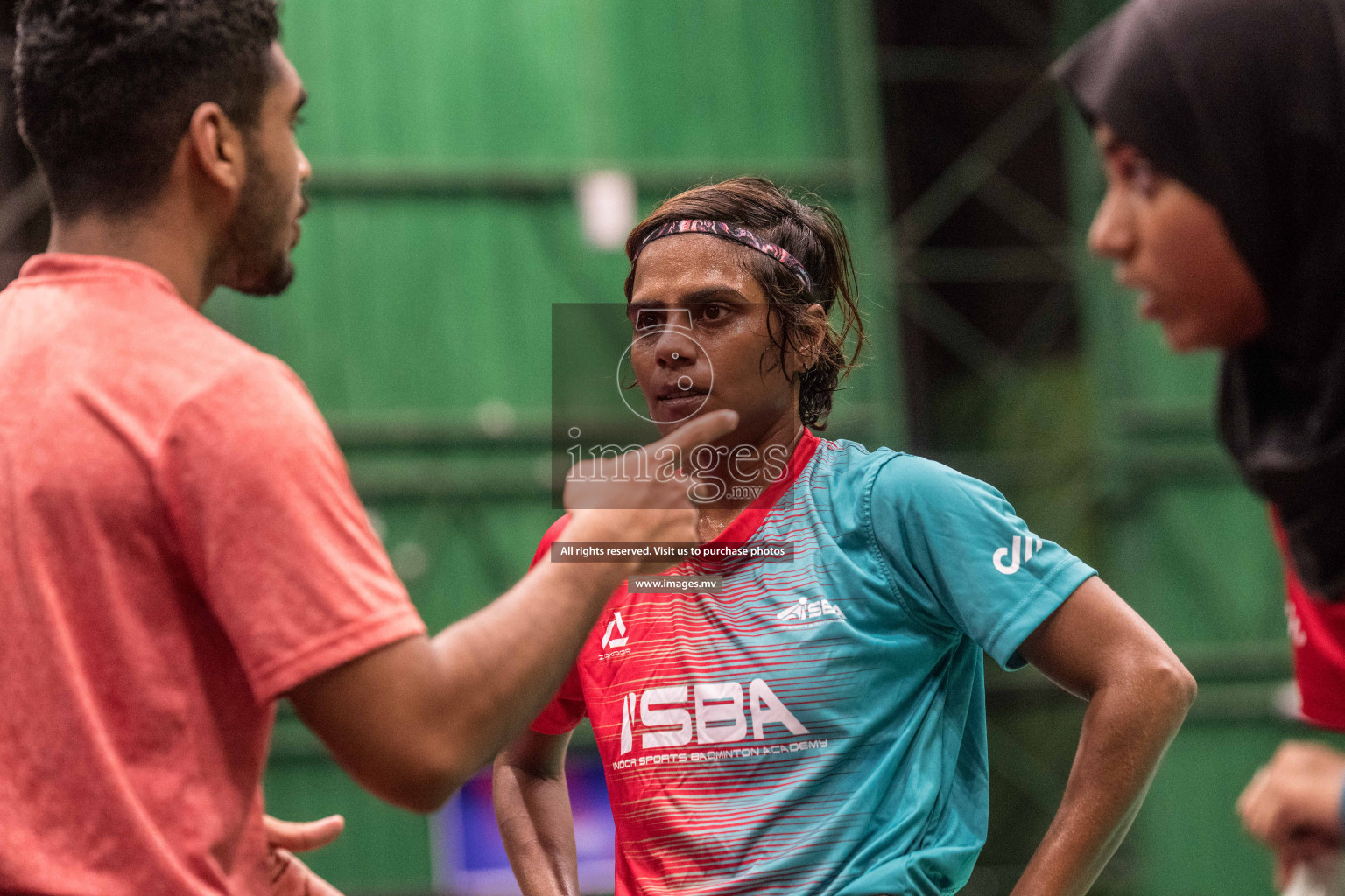 Day 4 of Badminton association mixed group championship 2021 held in Male', Maldives Photos by Nausham Waheed