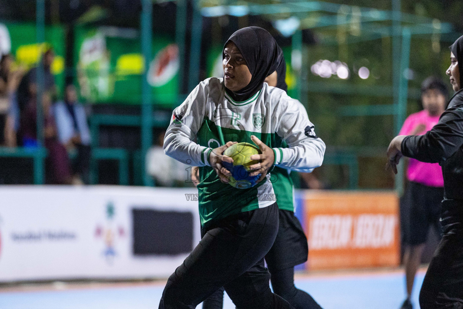 Day 18 of 10th National Handball Tournament 2023, held in Handball ground, Male', Maldives on Sunday, 17th December 2023 Photos: Nausham Waheed/ Images.mv