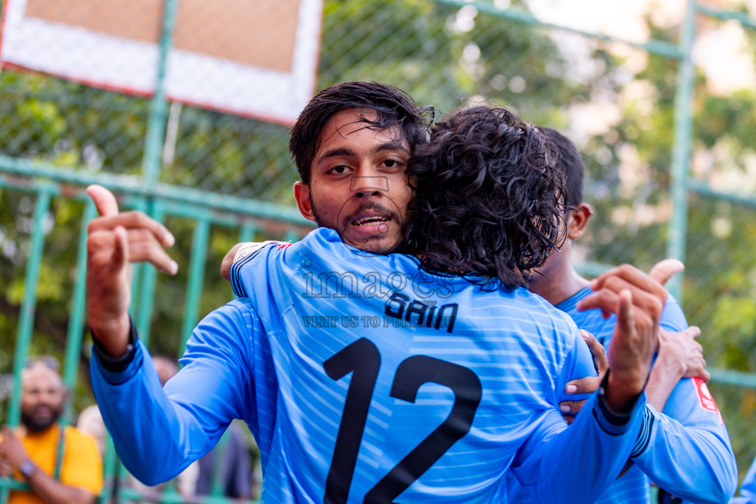 GDh. Gadhdhoo  VS  GDh. Hoandedhdhoo in Day 12 of Golden Futsal Challenge 2024 was held on Friday, 26th January 2024, in Hulhumale', Maldives 
Photos: Hassan Simah / images.mv