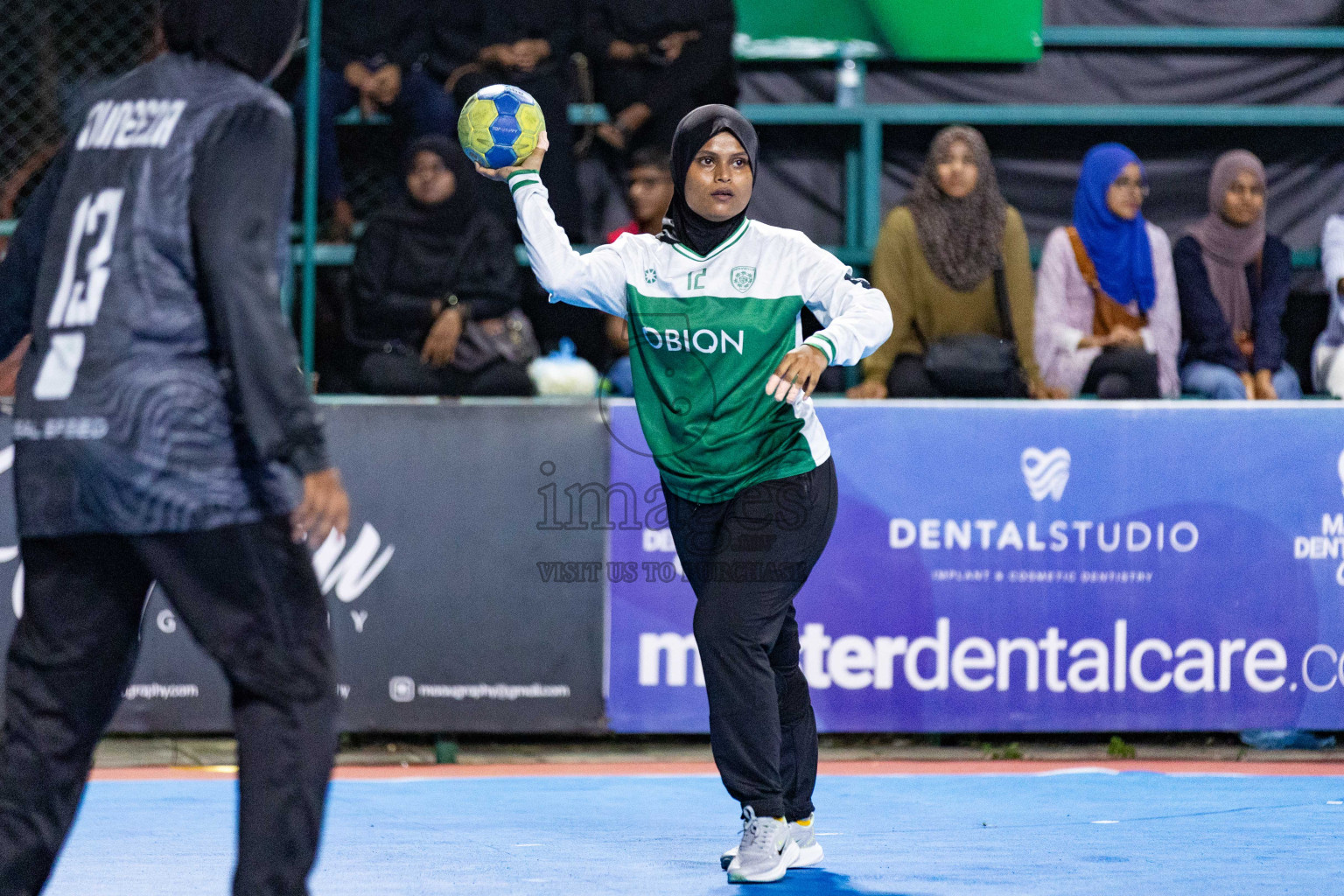 Day 18 of 10th National Handball Tournament 2023, held in Handball ground, Male', Maldives on Sunday, 17th December 2023 Photos: Nausham Waheed/ Images.mv