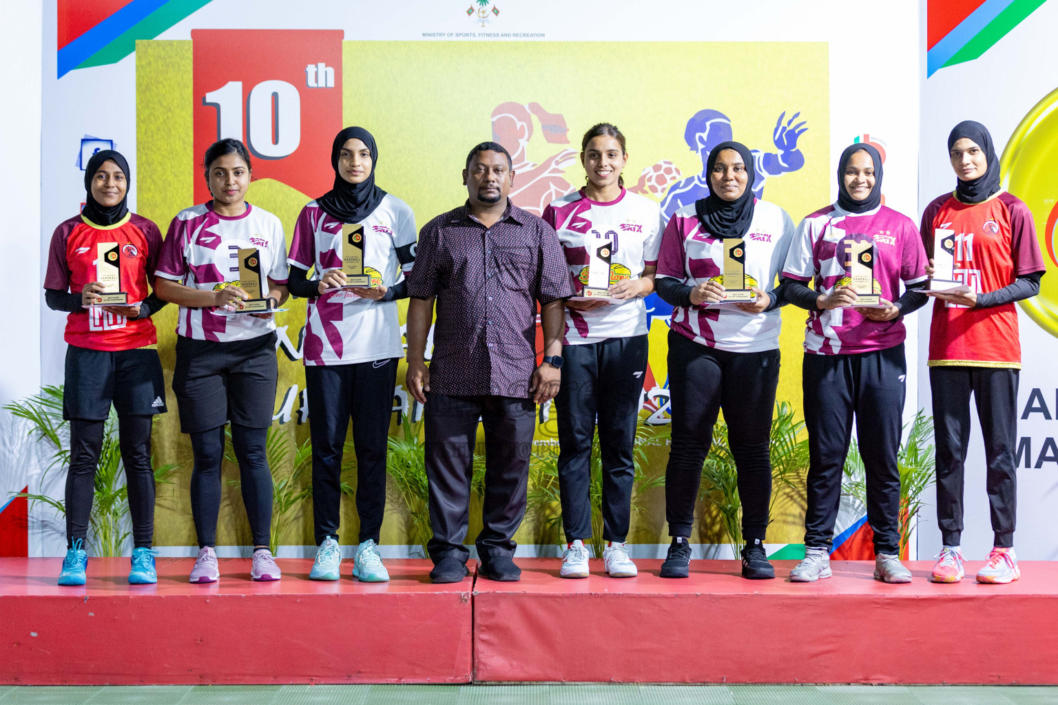 Division one Final 10th National Handball Tournament 2023, held in Handball ground, Male', Maldives on Saturday, 13th January 2023 Photos: Nausham Waheed/ Images.mv