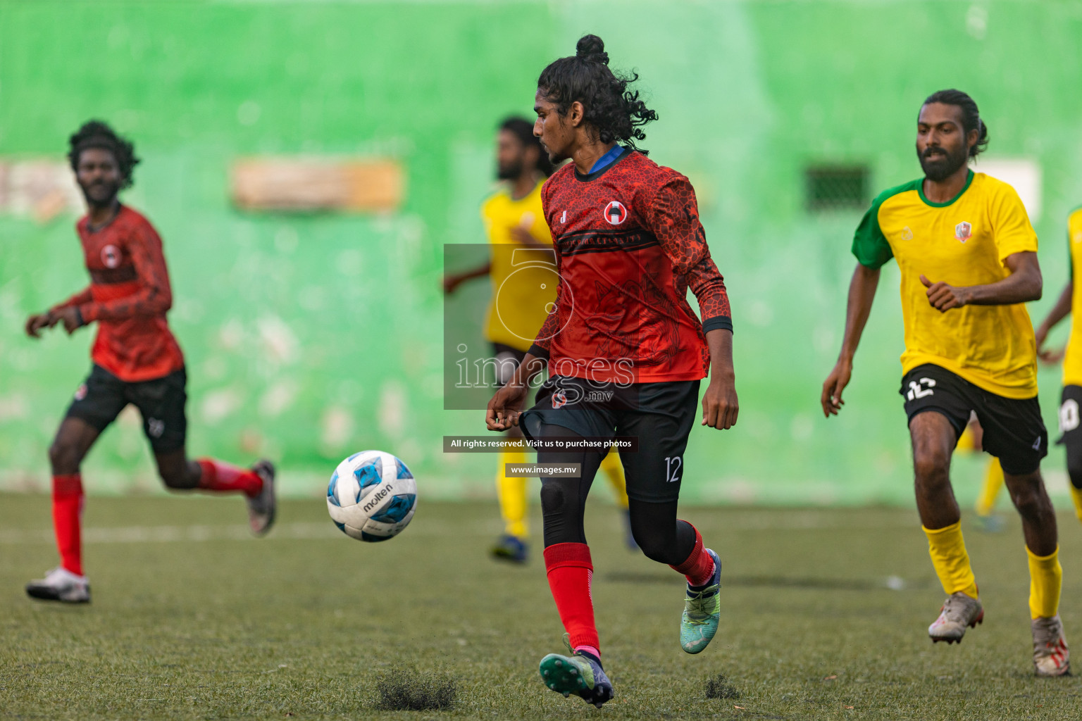 Little Town Sports vs  Lorenzo Sports Club in the 2nd Division 2022 on 16th July 2022, held in National Football Stadium, Male', Maldives Photos: Hassan Simah / Images.mv