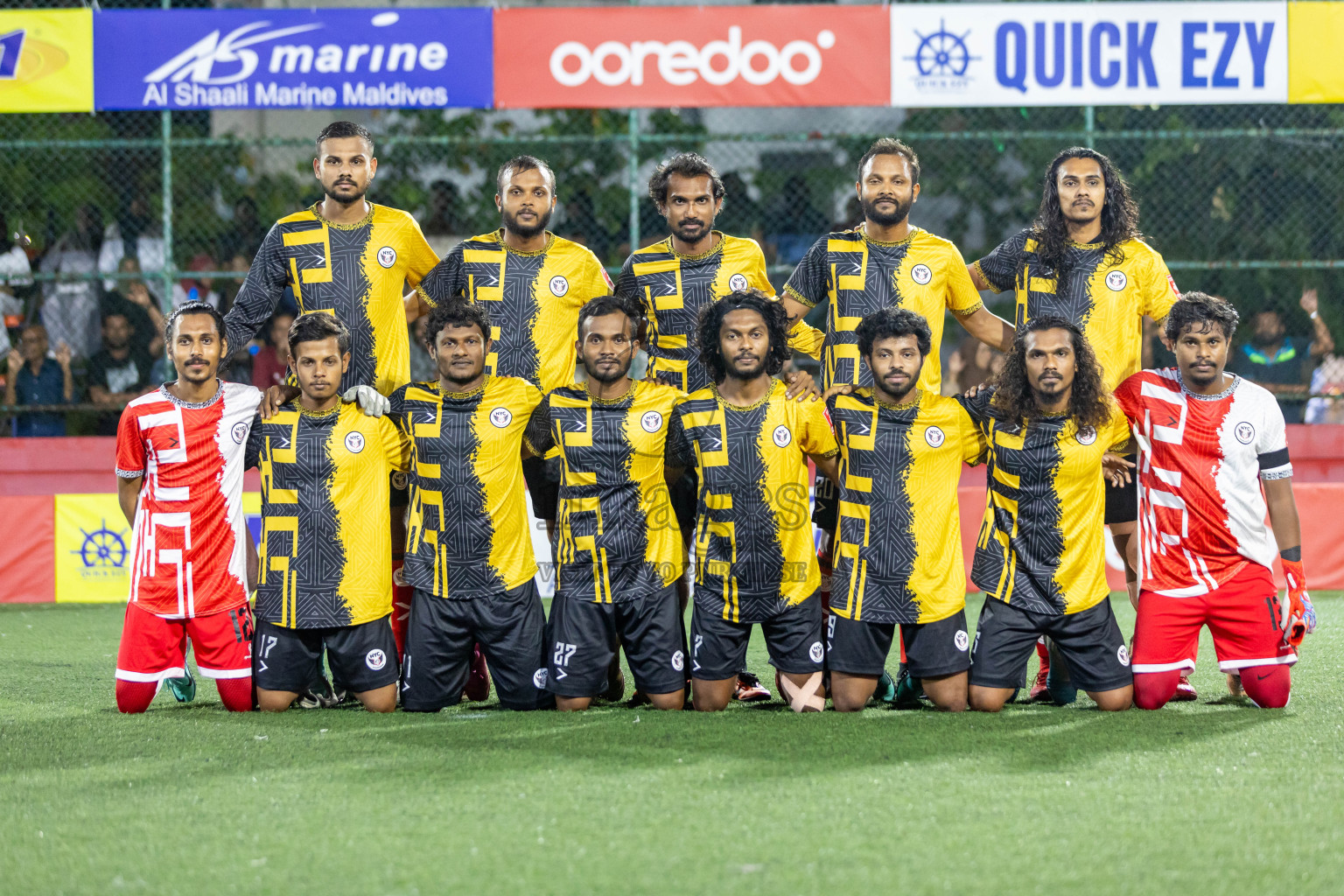 M Muli vs M Naalaafushi in Day 22 of Golden Futsal Challenge 2024 was held on Monday , 5th February 2024 in Hulhumale', Maldives Photos: Nausham Waheed / images.mv