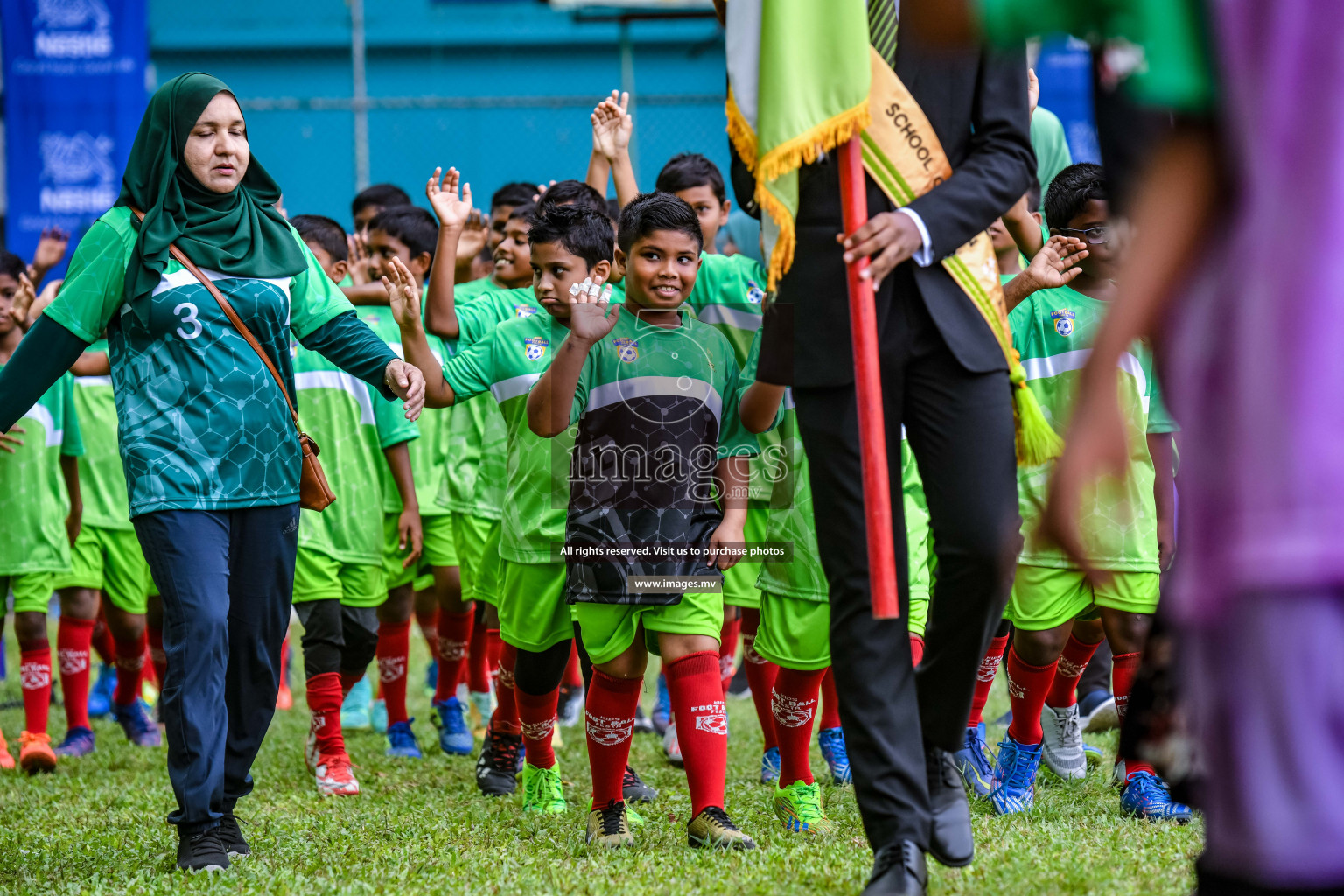 Day 1 of Milo Kids Football Fiesta 2022 was held in Male', Maldives on 19th October 2022. Photos: Nausham Waheed/ images.mv