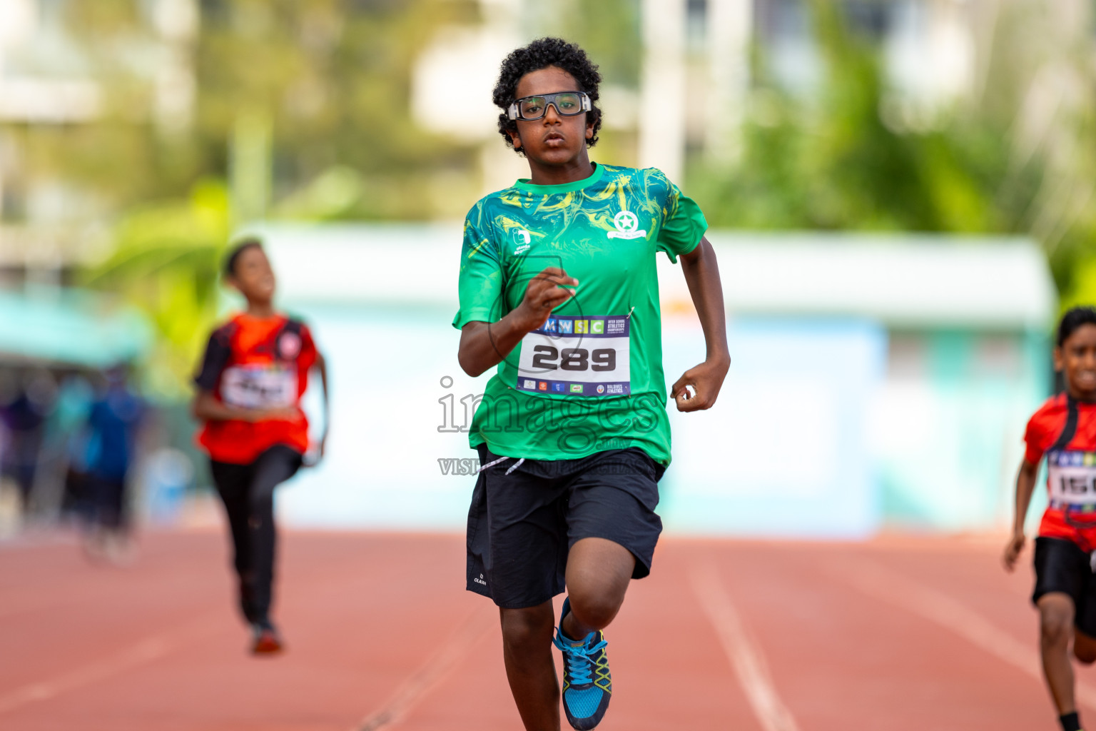 Day 2 of MWSC Interschool Athletics Championships 2024 held in Hulhumale Running Track, Hulhumale, Maldives on Sunday, 10th November 2024. Photos by: Ismail Thoriq / Images.mv