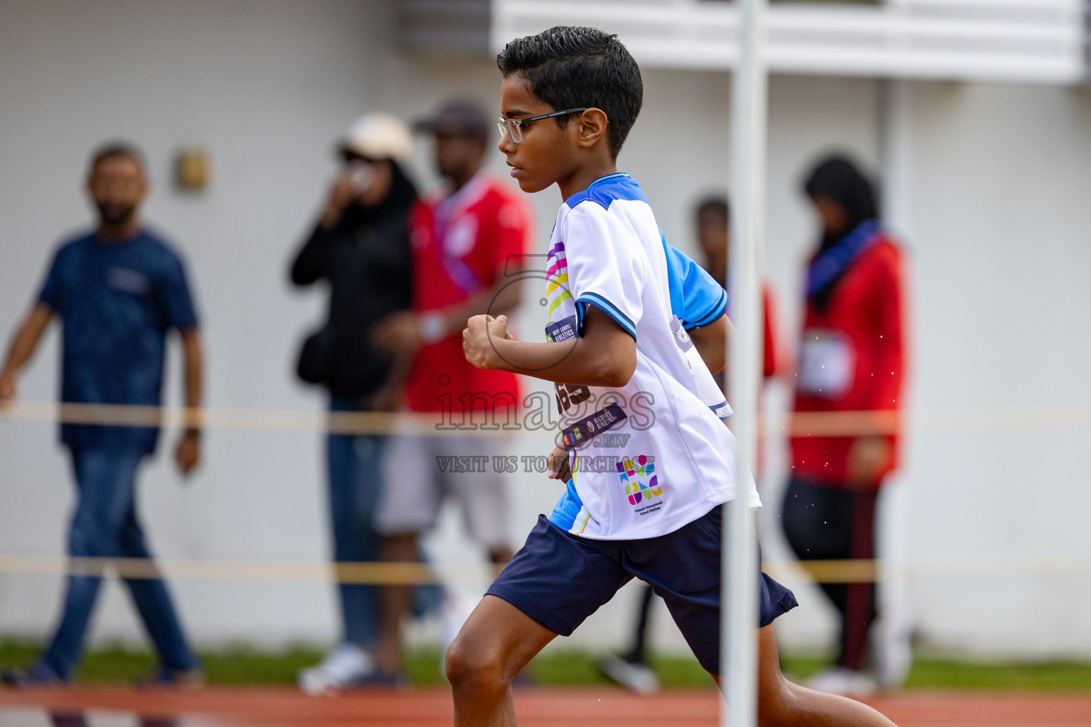 Day 1 of MWSC Interschool Athletics Championships 2024 held in Hulhumale Running Track, Hulhumale, Maldives on Saturday, 9th November 2024. 
Photos by: Ismail Thoriq, Hassan Simah / Images.mv