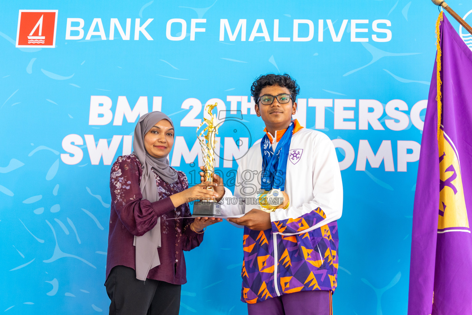 Closing ceremony of BML 20th Inter-School Swimming Competition was held in Hulhumale' Swimming Complex on Saturday, 19th October 2024. 
Photos: Ismail Thoriq