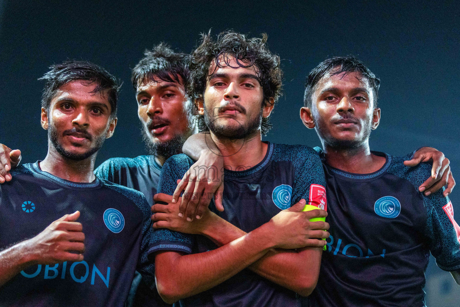 Sh Feydhoo vs Sh Foakaidhoo in Day 16 of Golden Futsal Challenge 2024 was held on Tuesday, 30th January 2024, in Hulhumale', Maldives Photos: Nausham Waheed / images.mv