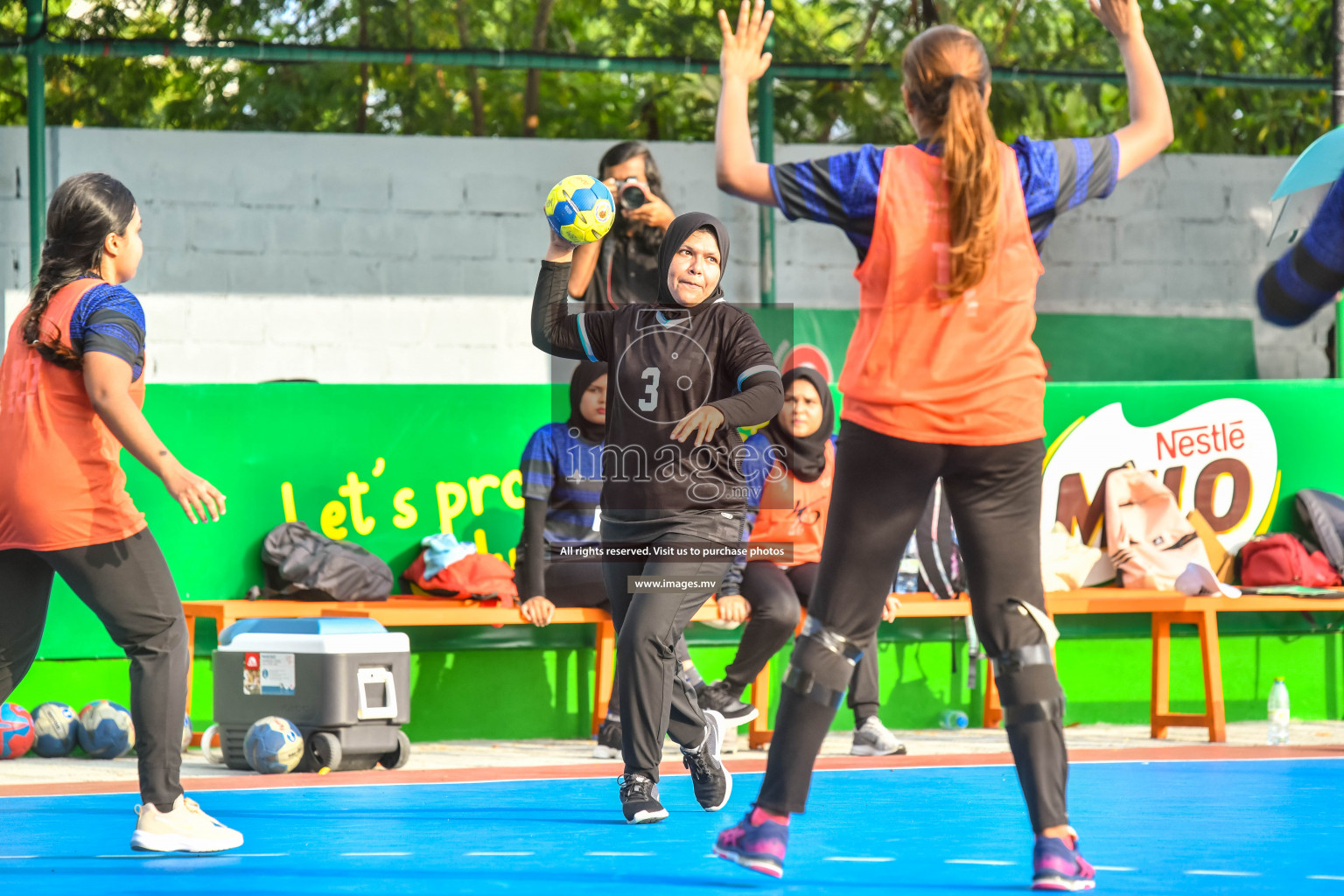 Day 4 of Milo 6th Inter Office Handball Tournament 2022 - Photos by  Nausham Waheed