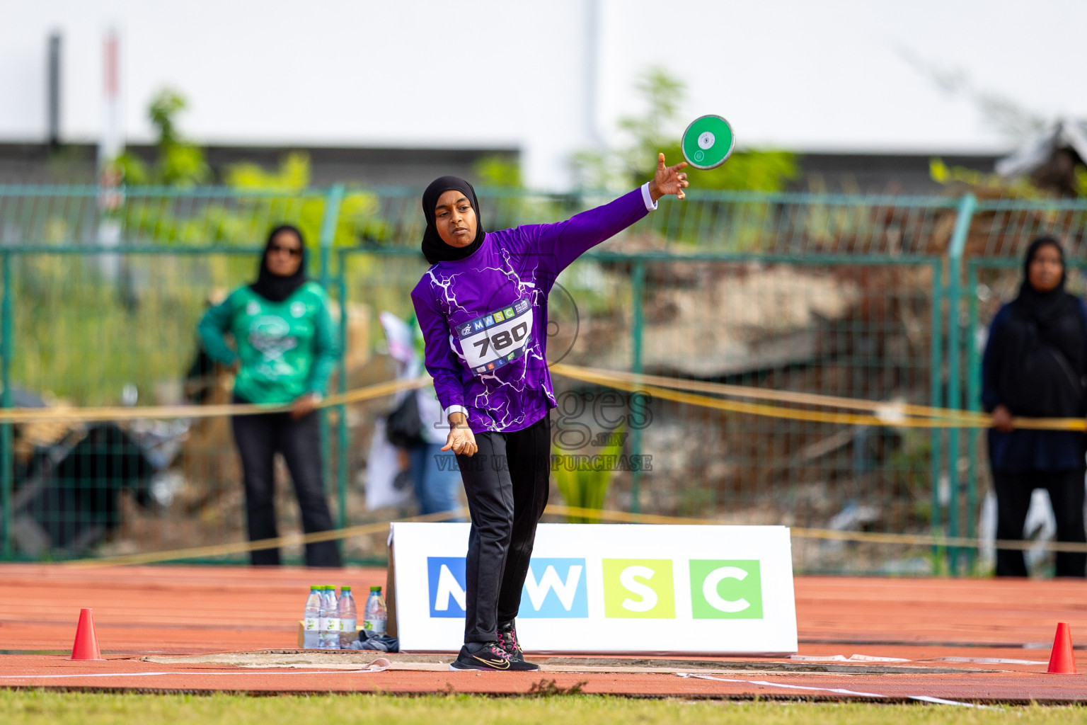 Day 2 of MWSC Interschool Athletics Championships 2024 held in Hulhumale Running Track, Hulhumale, Maldives on Sunday, 10th November 2024.
Photos by: Ismail Thoriq / Images.mv