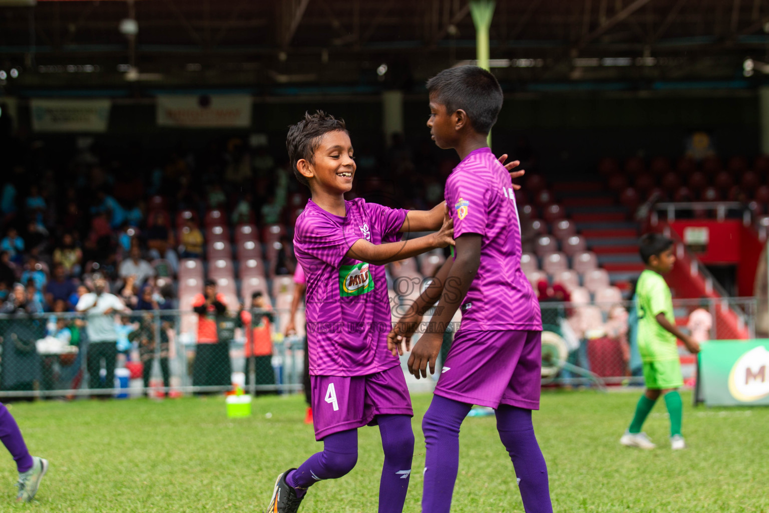 Day 2 of MILO Kids Football Fiesta was held at National Stadium in Male', Maldives on Saturday, 24th February 2024.