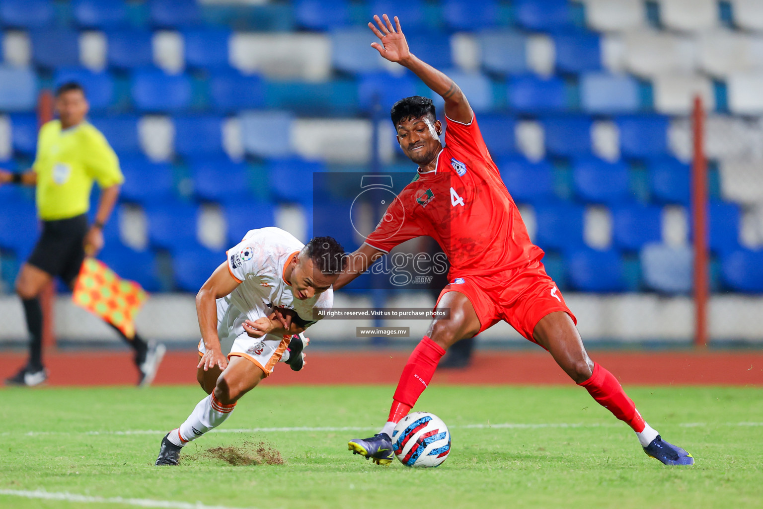 Bhutan vs Bangladesh in SAFF Championship 2023 held in Sree Kanteerava Stadium, Bengaluru, India, on Wednesday, 28th June 2023. Photos: Nausham Waheed, Hassan Simah / images.mv