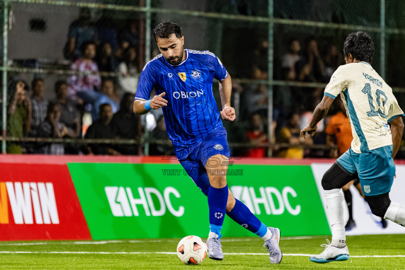 Team Naivaadhoo vs Mylo City Sports Club in Kings Cup of Club Maldives Cup 2025 held in Rehendi Futsal Ground, Hulhumale', Maldives on Monday, 1st September 2025. Photos: Areef, Yasna / images.mv