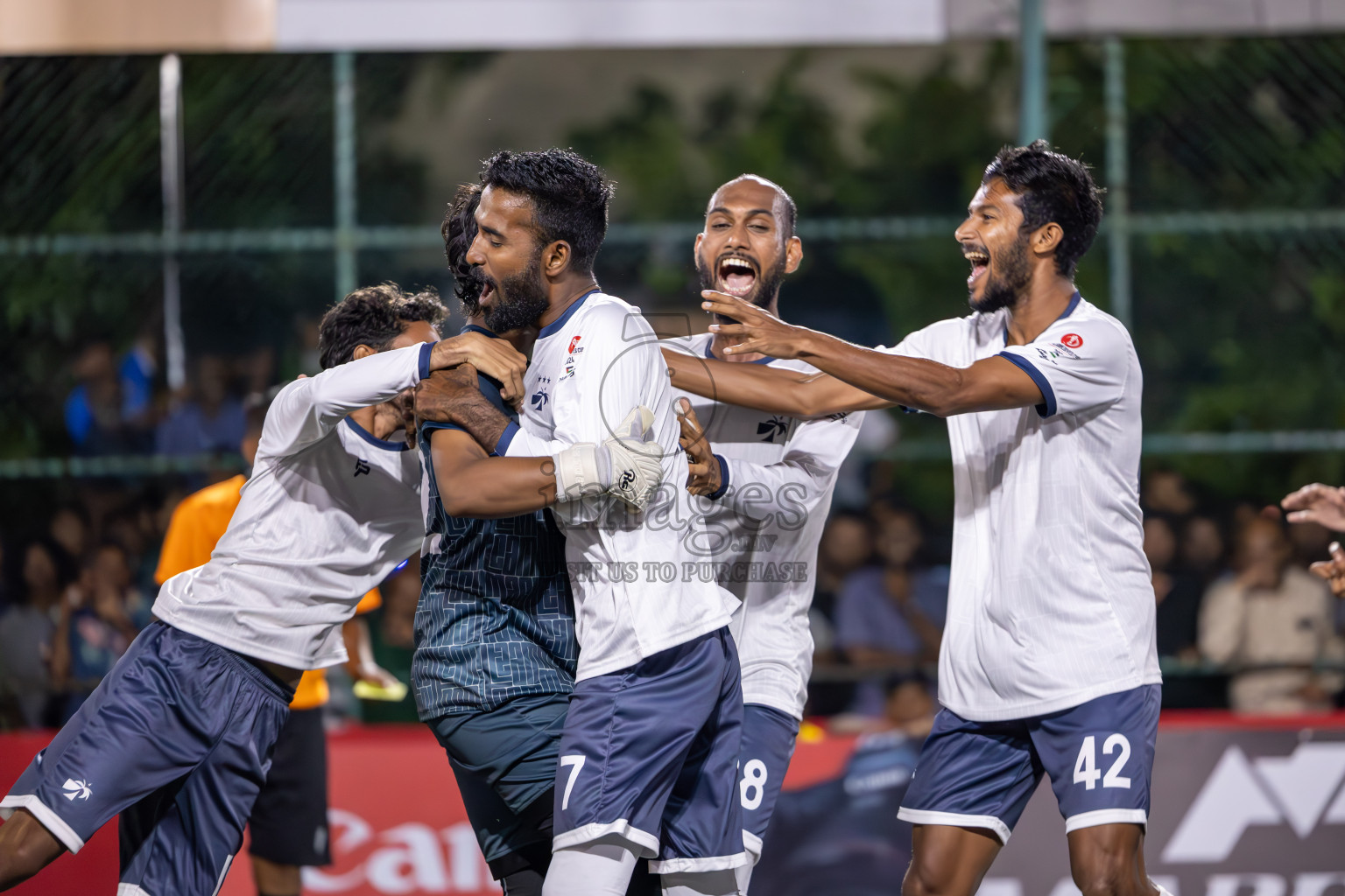 HDC vs MACL in Round of 16 of Club Maldives Cup 2024 held in Rehendi Futsal Ground, Hulhumale', Maldives on Monday, 7th October 2024. Photos: Ismail Thoriq / images.mv