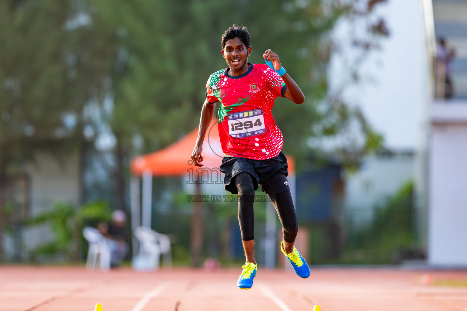 Day 5 of MWSC Interschool Athletics Championships 2024 held in Hulhumale Running Track, Hulhumale, Maldives on Wednesday, 13th November 2024. Photos by: Nausham Waheed / Images.mv