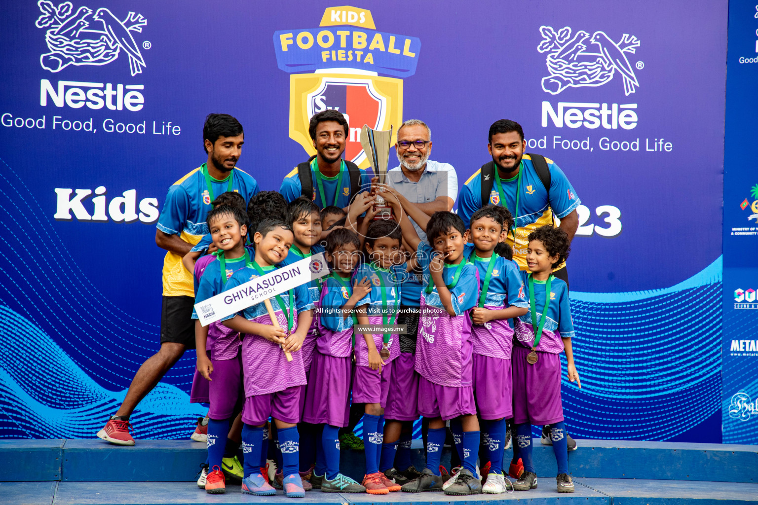 Finals & Closing Ceremony of Nestlé Kids Football Fiesta 2023 held in Male', Maldives on 25 February 2023