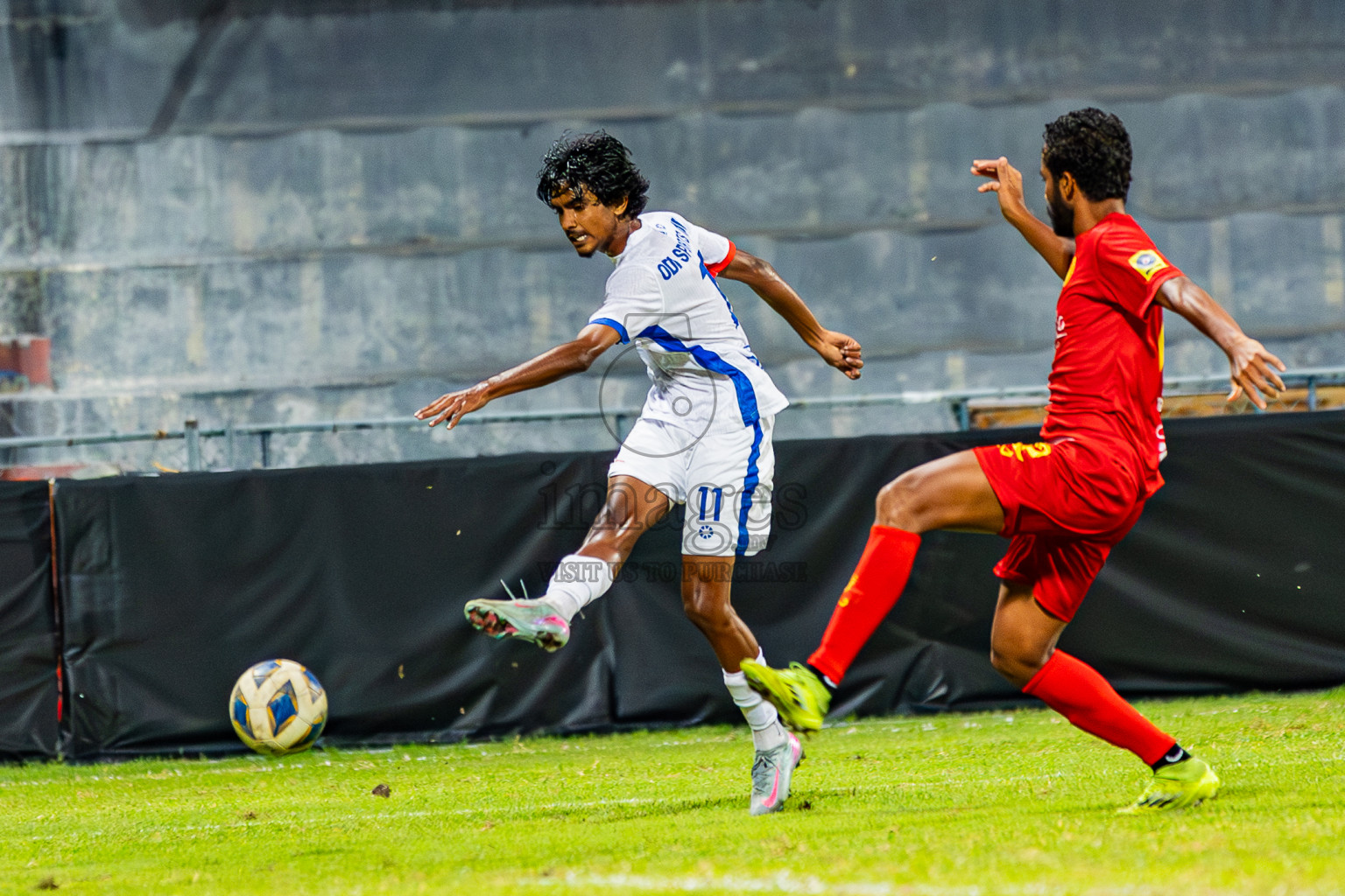ODI Sport Club vs Victory Sports Club in Dhivehi Premier League 2025/26 held in National Football Stadium, Male', Maldives on Thursday, 2nd October 2025. Photos: Areef Adam / Images.mv