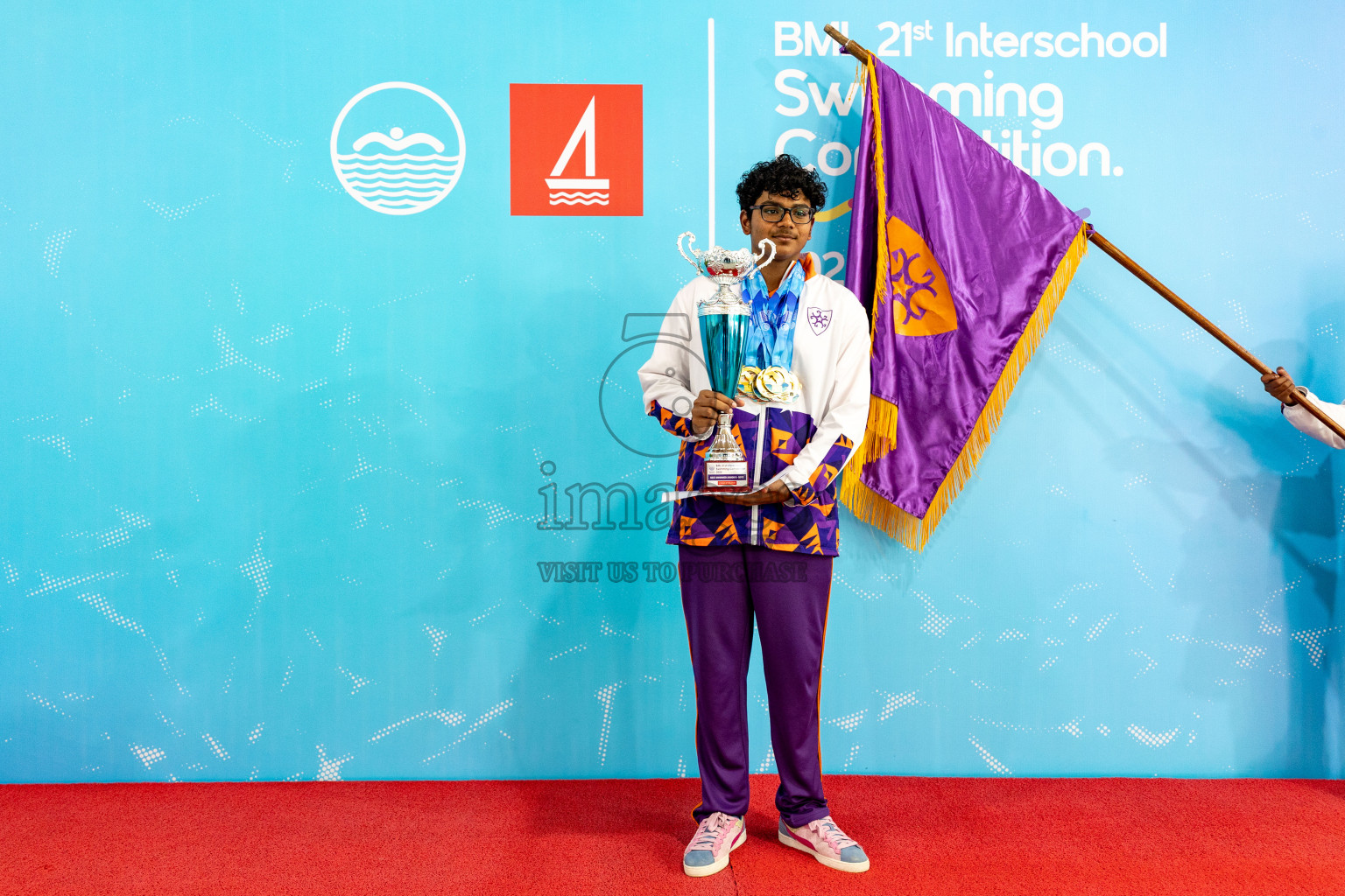 Closing Ceremony of BML 21st Interschool Swimming Competition 2025 .was held in Hulhumale' Swimming Pool, Hulhumale', Maldives on Saturday, 18th October 2025. 
Photos: Hassan Simah / images.mv