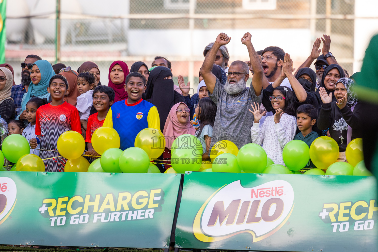 Day 3 of MILO Academy Championship 2025 (U-12) was held at Henveiru Stadium in Male', Maldives on Saturday, 3rd May 2025. Photos: Ismail Thoriq / images.mv