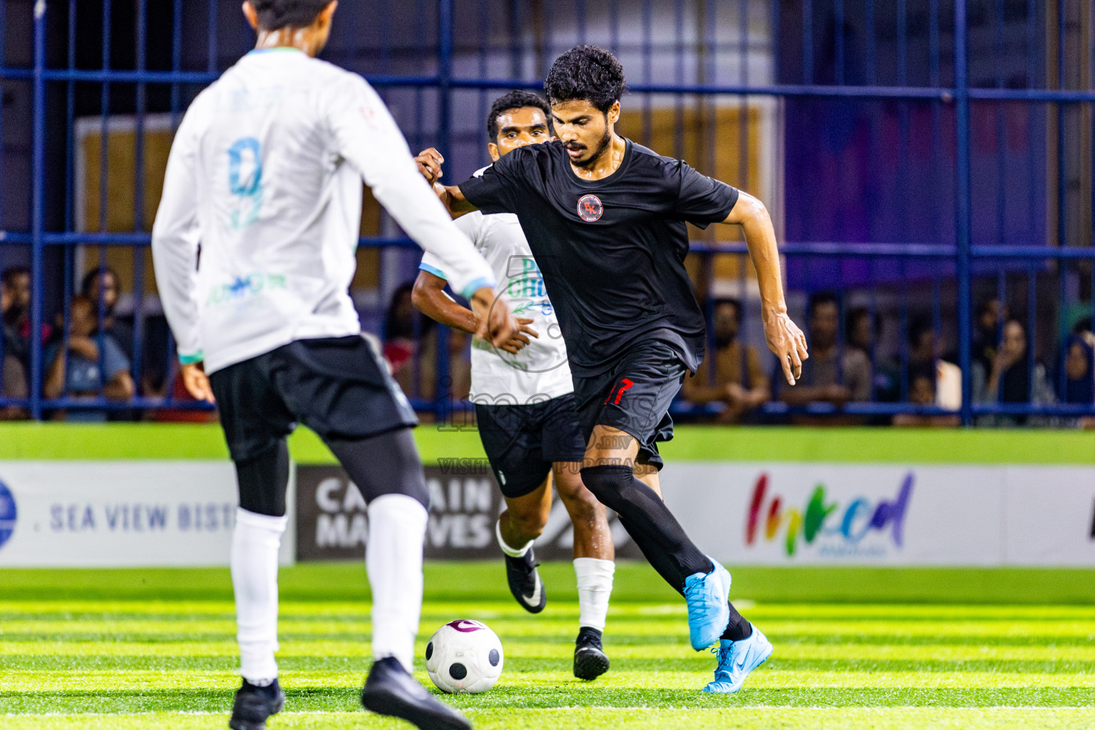 Nala Brothers vs BK Sports Club in Day 3 of Eydhafushi Futsal Cup 2024 was held on Wednesday, 10th April 2024, in B Eydhafushi, Maldives Photos: Nausham Waheed / images.mv