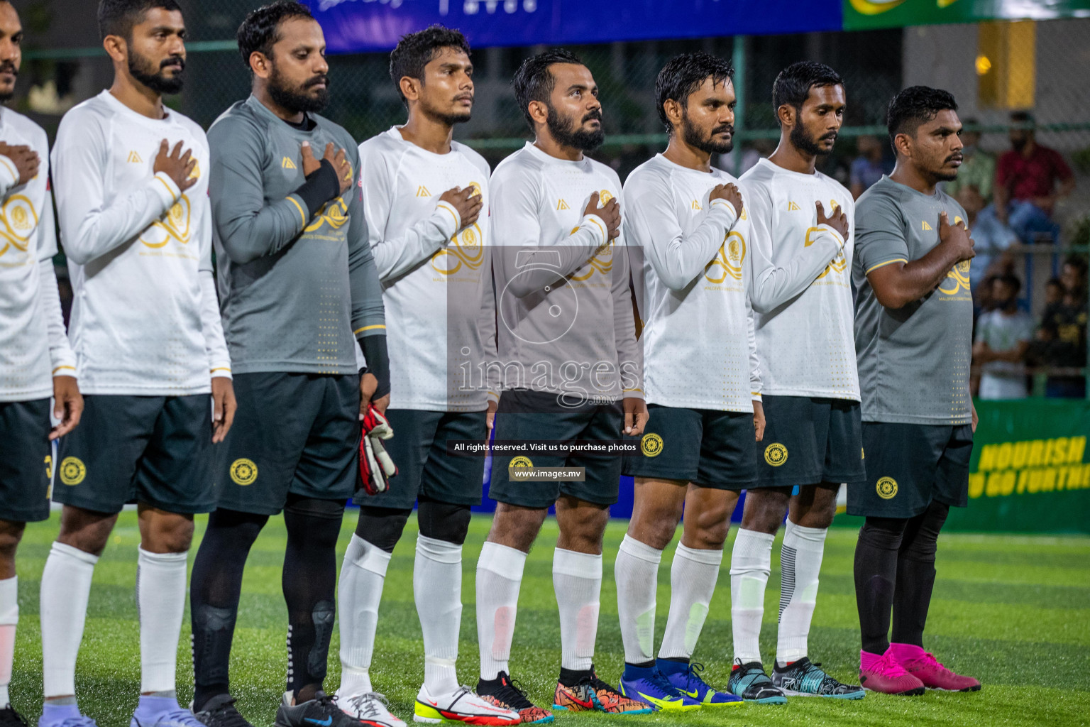 Team FSM Vs Prisons Club in the Semi Finals of Club Maldives 2021 held in Hulhumale, Maldives on 15 December 2021. Photos: Ismail Thoriq / images.mv