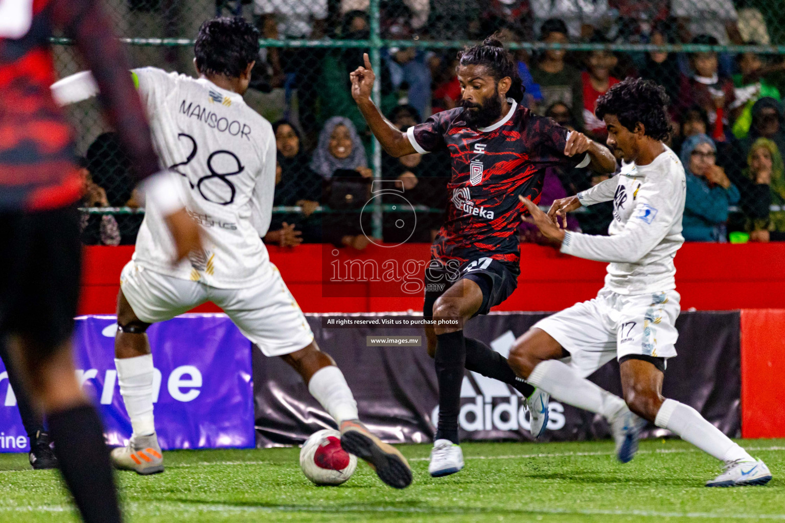 HA. Muraidhoo vs HA. Filladhoo in Day 13 of Golden Futsal Challenge 2023 on 17 February 2023 in Hulhumale, Male, Maldives