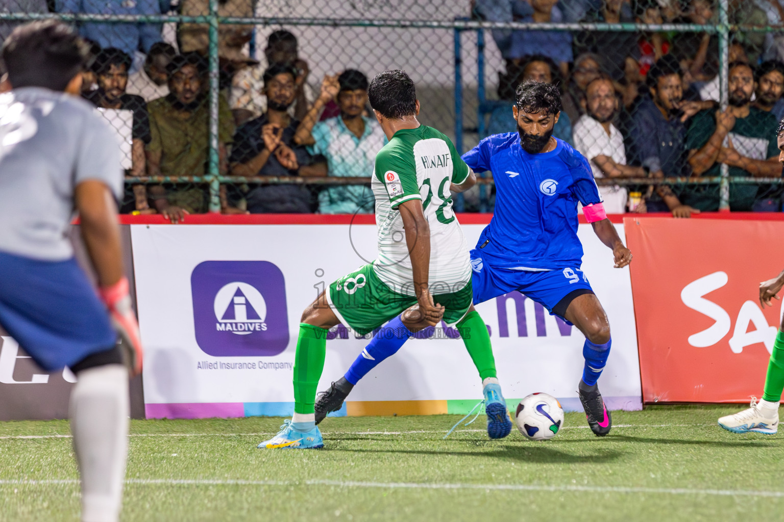 Team Allied vs Club HDC in Club Maldives Cup 2024 held in Rehendi Futsal Ground, Hulhumale', Maldives on Friday, 27th September 2024. 
Photos: Hassan Simah / images.mv