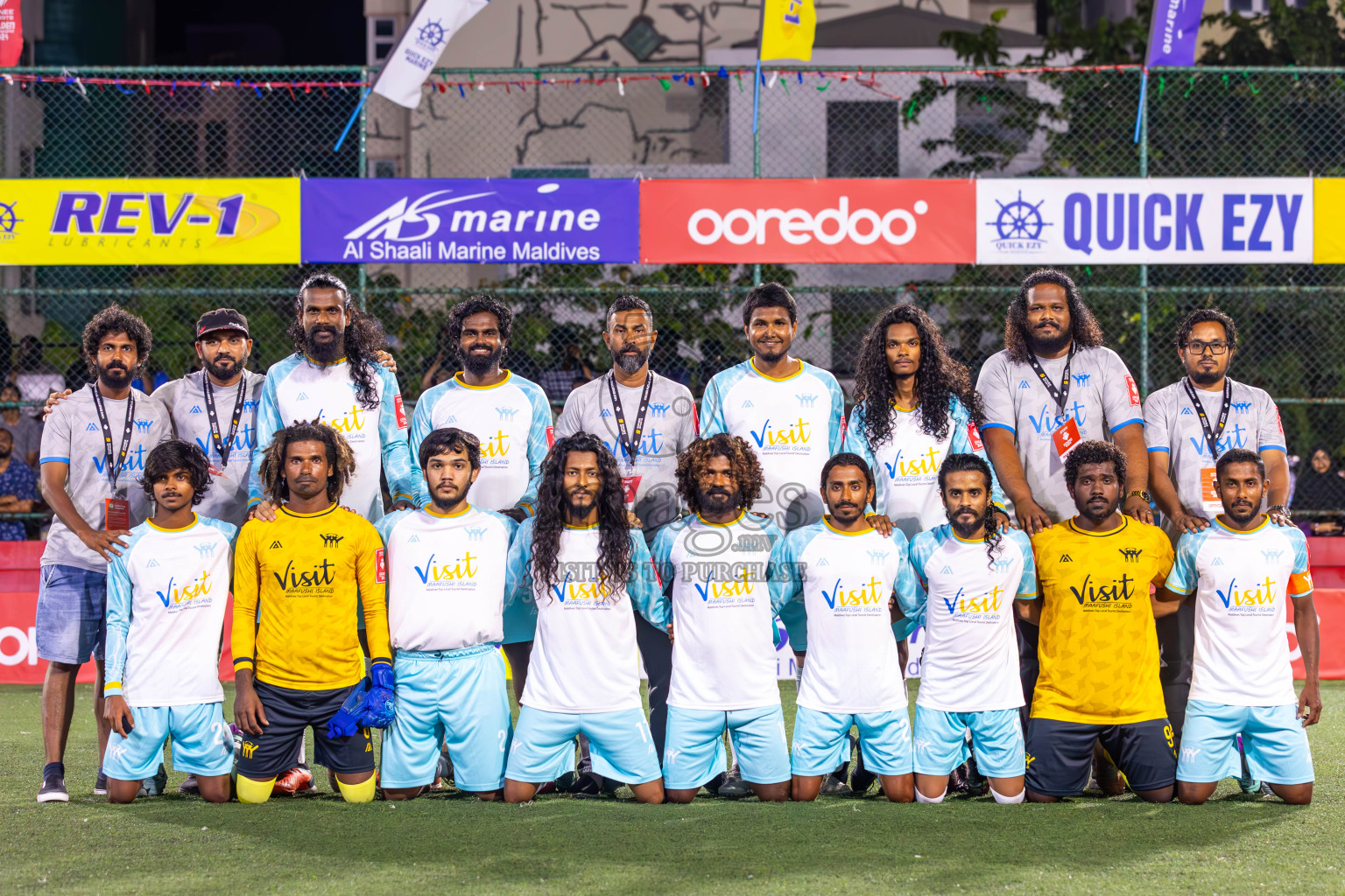 K Maafushi vs K Gulhi in Day 22 of Golden Futsal Challenge 2024 was held on Monday , 5th February 2024 in Hulhumale', Maldives
Photos: Ismail Thoriq / images.mv