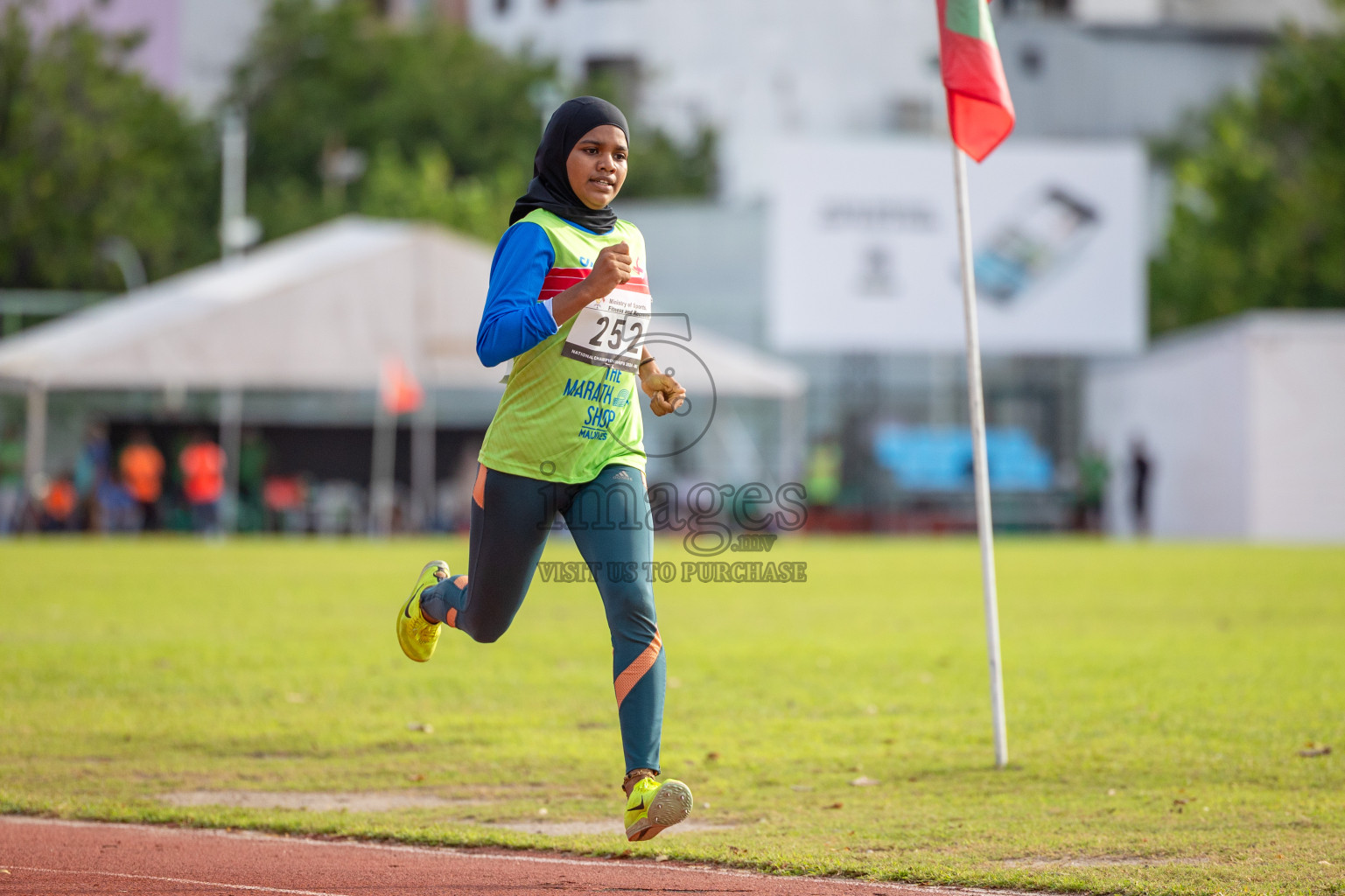 Day 2 of 33rd National Athletics Championship was held in Ekuveni Track at Male', Maldives on Friday, 6th September 2024. Photos: Shuu Abdul Sattar / images.mv