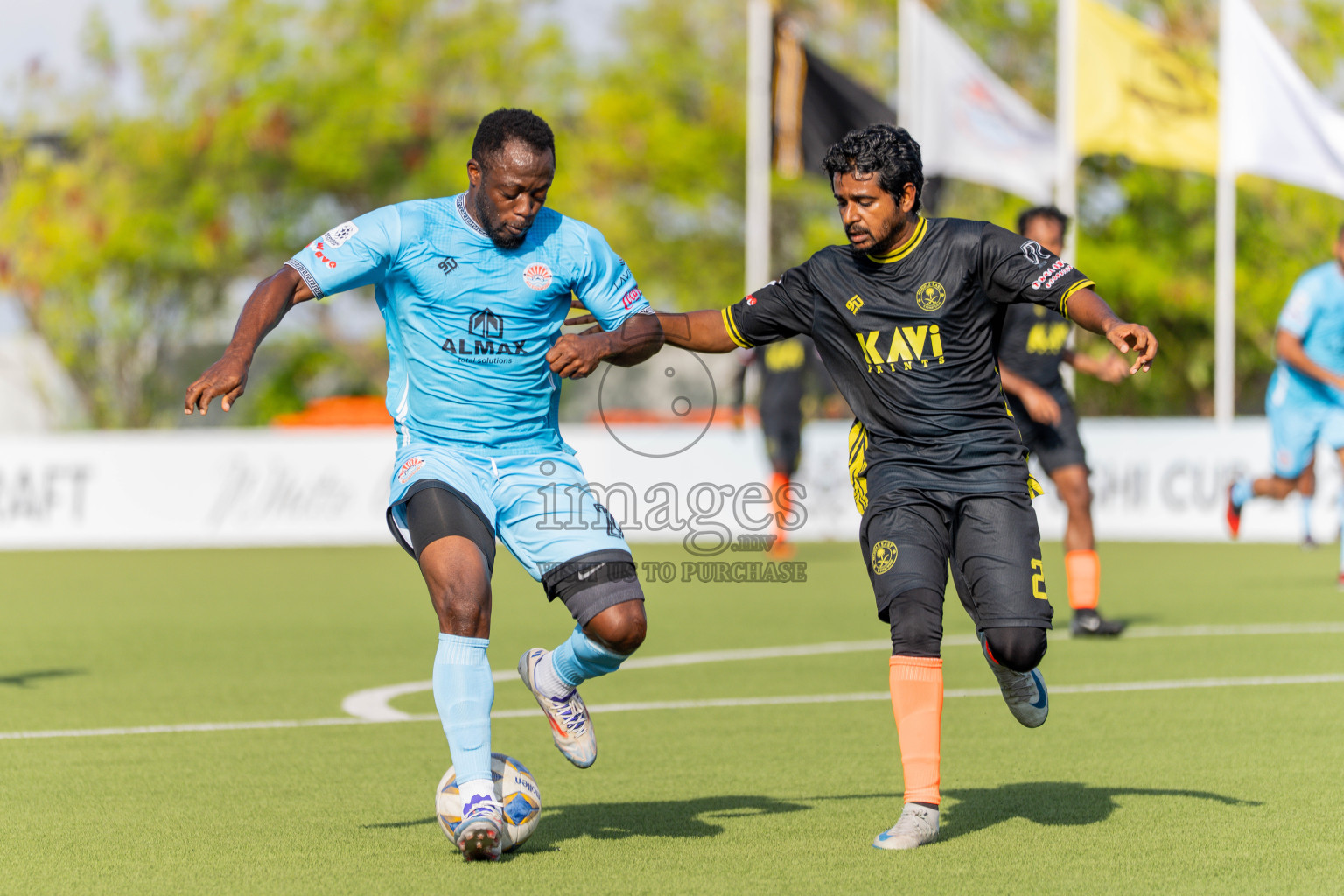 Irumathi FC VS Middle East in Day 5 of Eydhafushi Cup 2025 held in Eydhafushi Football Stadium at B. Eydhafushi, Maldives on Tuesday, 9th September 2025. Photos: Arif Rasheed / images.mv
