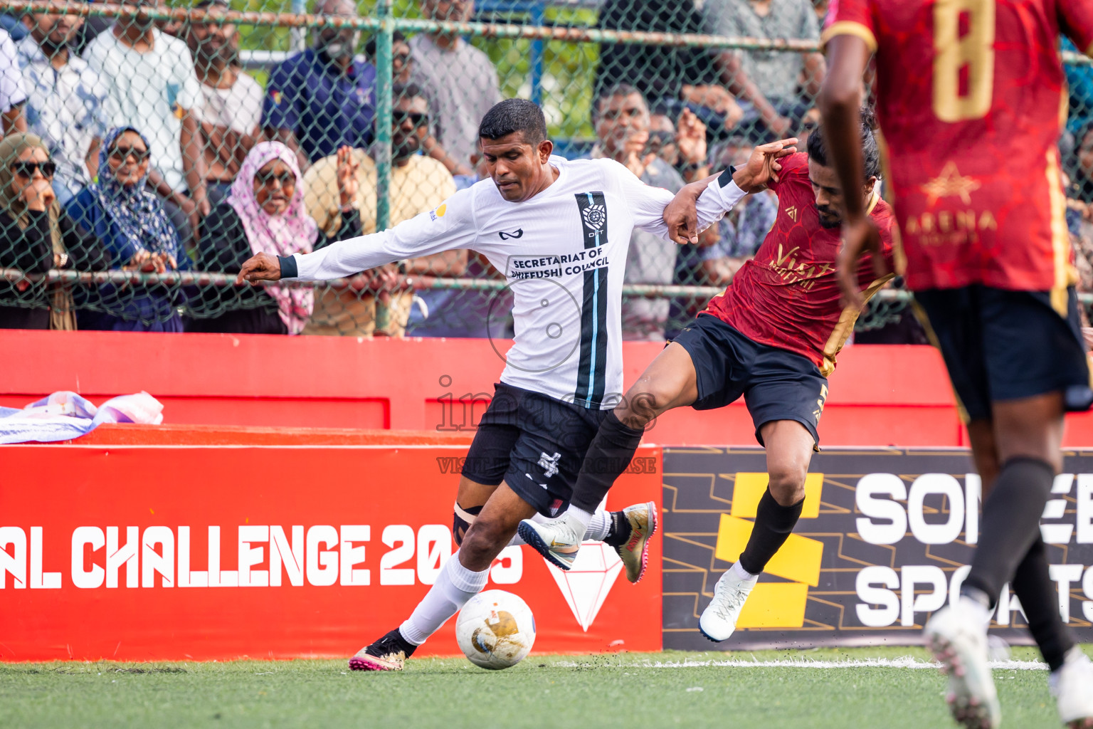 K Dhiffushi vs K Maafushi in Day 15 of Golden Futsal Challenge 2025 was held on Sunday, 19th January 2025, in Hulhumale', Maldives. Photos: Nausham Waheed / images.mv
