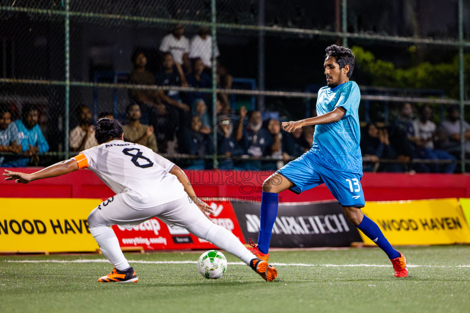 Silver Sands vs Club Apollo in Day 8 of Office League 2025 was held on Wednesday, 23rd April 2025 in Hulhumale', Maldives. Photos: Nausham Waheed  / images.mv