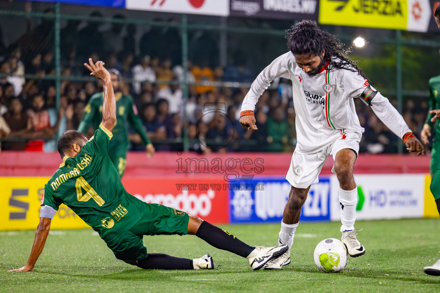 Th Thimarafushi vs L Isdhoo on Day 35 of Golden Futsal Challenge 2024 was held on Tuesday, 20th February 2024, in Hulhumale', Maldives
Photos: Mohamed Mahfooz Moosa, / images.mv