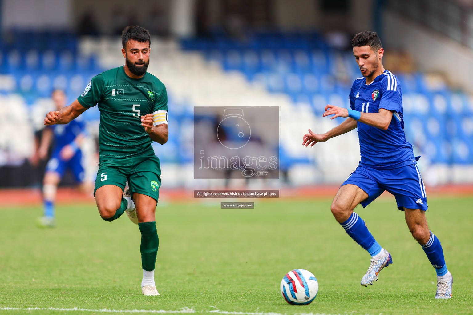 Pakistan vs Kuwait in SAFF Championship 2023 held in Sree Kanteerava Stadium, Bengaluru, India, on Saturday, 24th June 2023. Photos: Nausham Waheed, Hassan Simah / images.mv