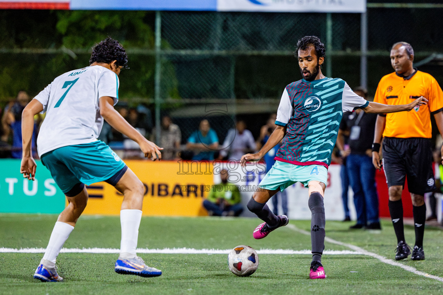 FEHI FAHI CLUB vs POSC in Club Maldives Classic 2024 held in Rehendi Futsal Ground, Hulhumale', Maldives on Sunday, 15th September 2024. Photos: Nausham Waheed / images.mv