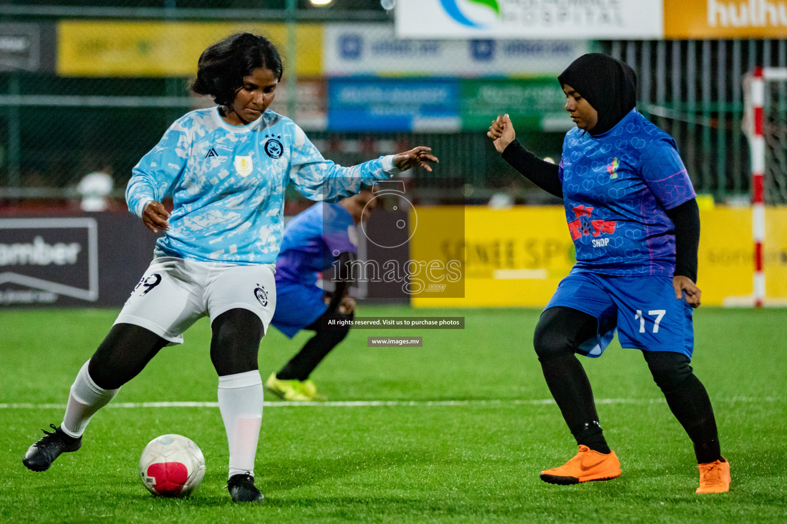 MPL vs Club MYS in Eighteen Thirty Women's Futsal Fiesta 2022 was held in Hulhumale', Maldives on Monday, 21st October 2022. Photos: Hassan Simah / images.mv