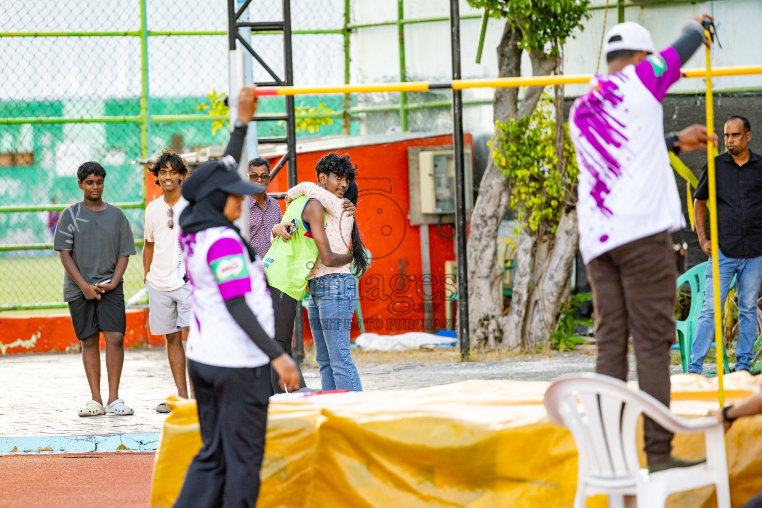 Day 2 of 12th Milo Association Championships was held in Ekuveni Track at Male', Maldives on Friday, 25th April 2025. Photos: Hassan Simah / images.mv