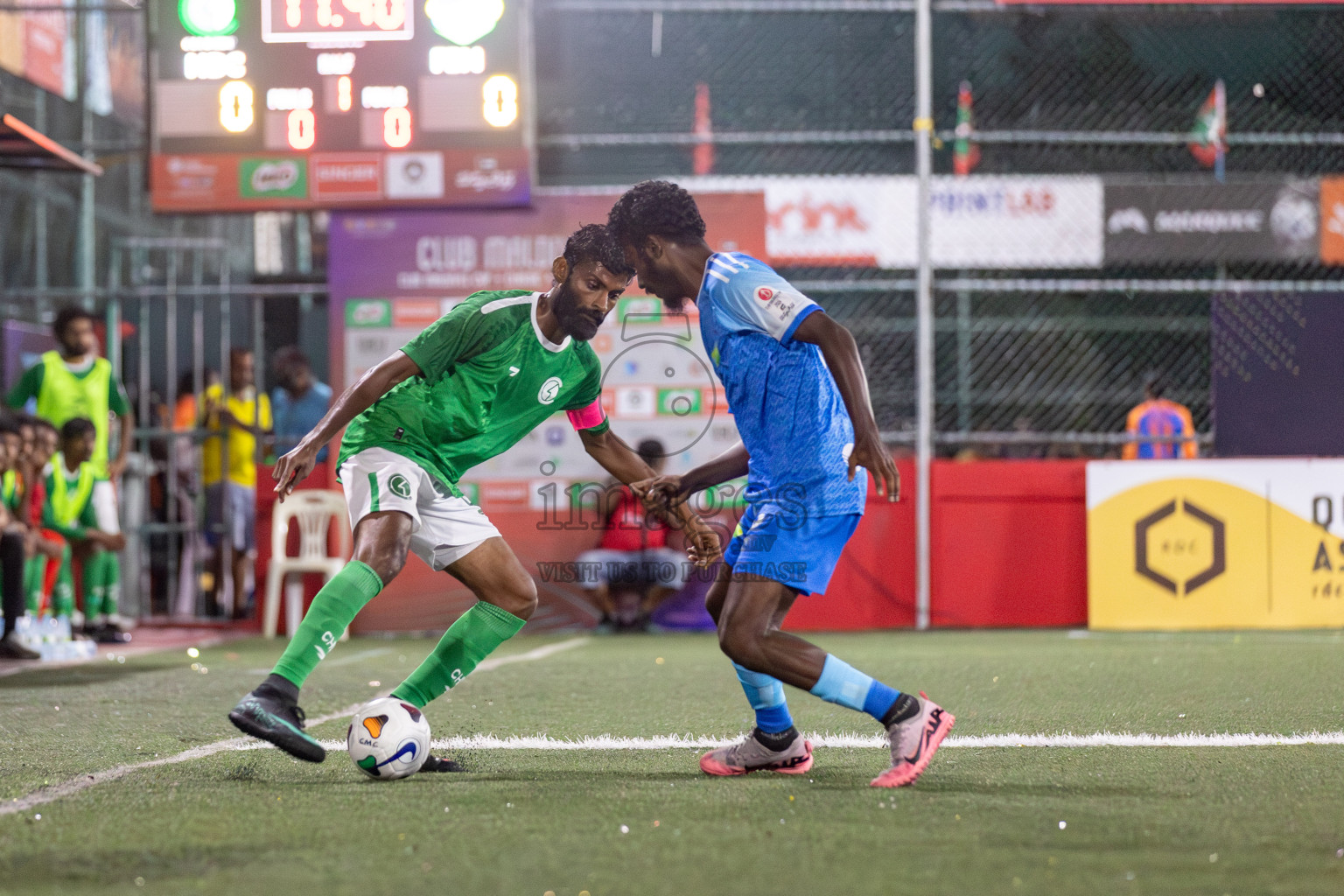 CLUB HDC vs CLUB FEN in Club Maldives Cup 2024 held in Rehendi Futsal Ground, Hulhumale', Maldives on Monday, 23rd September 2024. 
Photos: Mohamed Mahfooz Moosa / images.mv