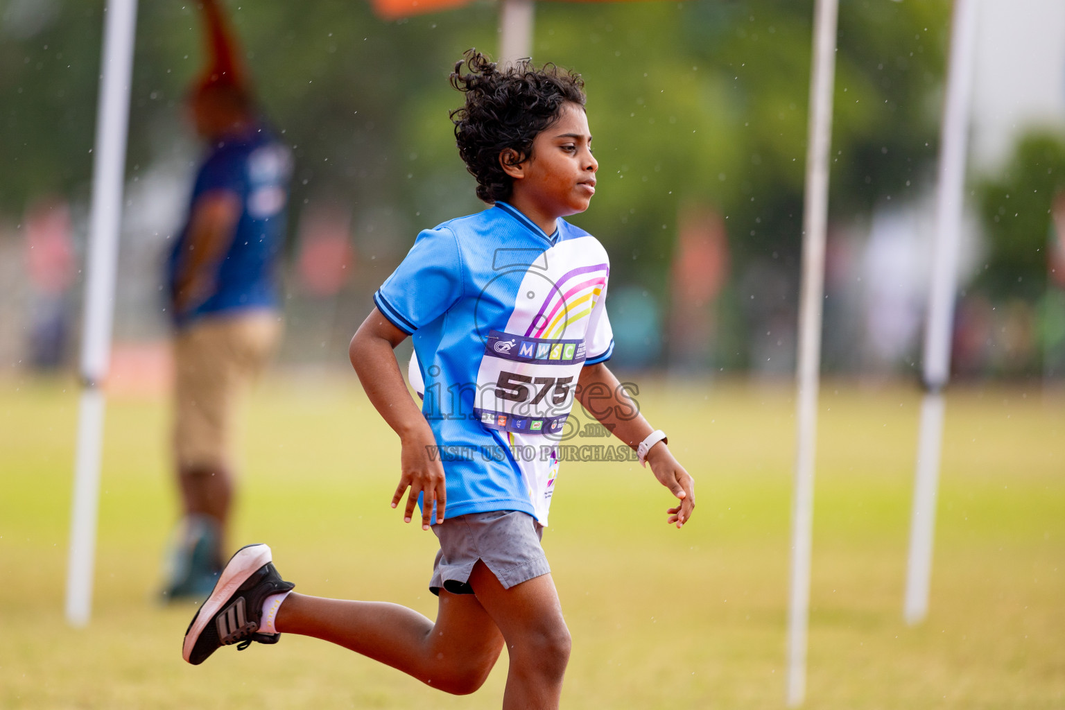 Day 3 of MWSC Interschool Athletics Championships 2024 held in Hulhumale Running Track, Hulhumale, Maldives on Monday, 11th November 2024. 
Photos by: Hassan Simah / Images.mv