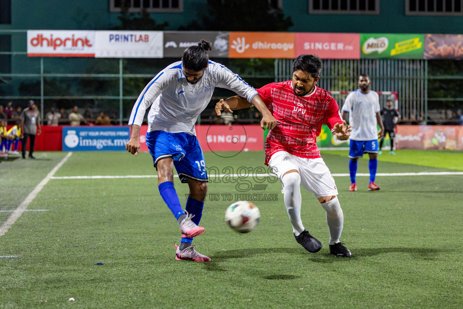 MMA vs CRIMINAL COURT in Club Maldives Classic 2024 held in Rehendi Futsal Ground, Hulhumale', Maldives on Friday, 6th September 2024. 
Photos: Hassan Simah / images.mv