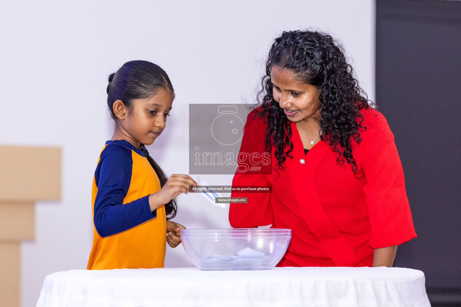 Draw Ceremony of Nestle' Kids Netball Fiesta 2023 held in Salaahudheen School, Hulhumale', Maldives on Monday, 27th November 2023. Photos: Nausham Waheed / images.mv