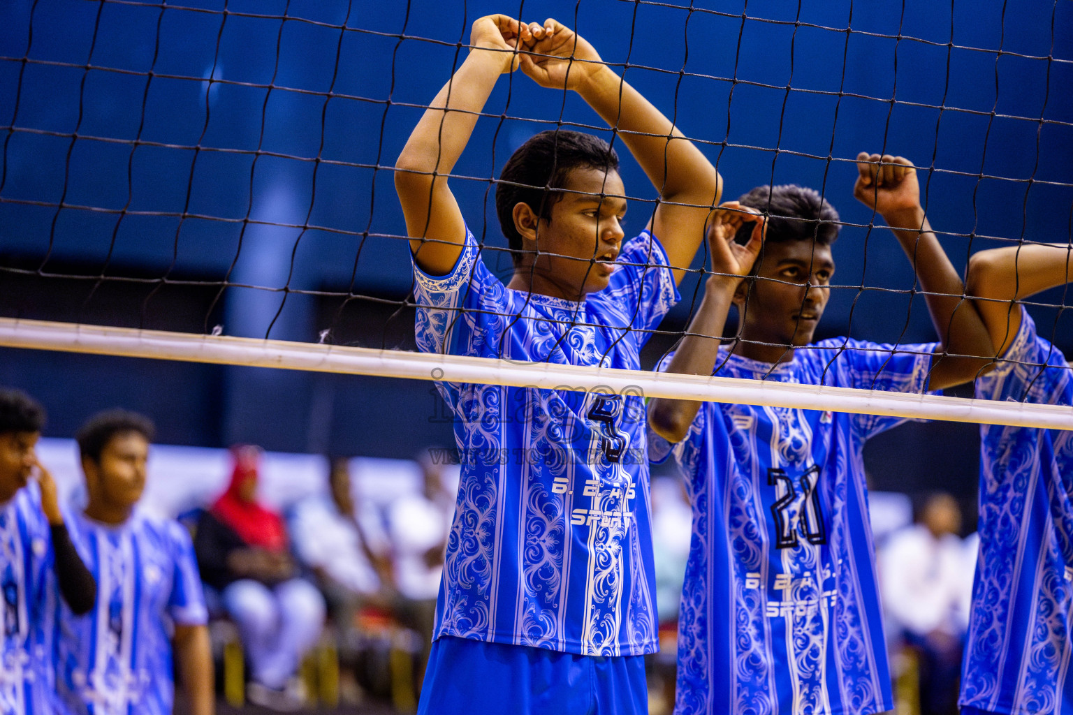 Finals of Interschool Volleyball Tournament 2024 was held in Social Center at Male', Maldives on Friday, 6th December 2024. Photos: Nausham Waheed / images.mv