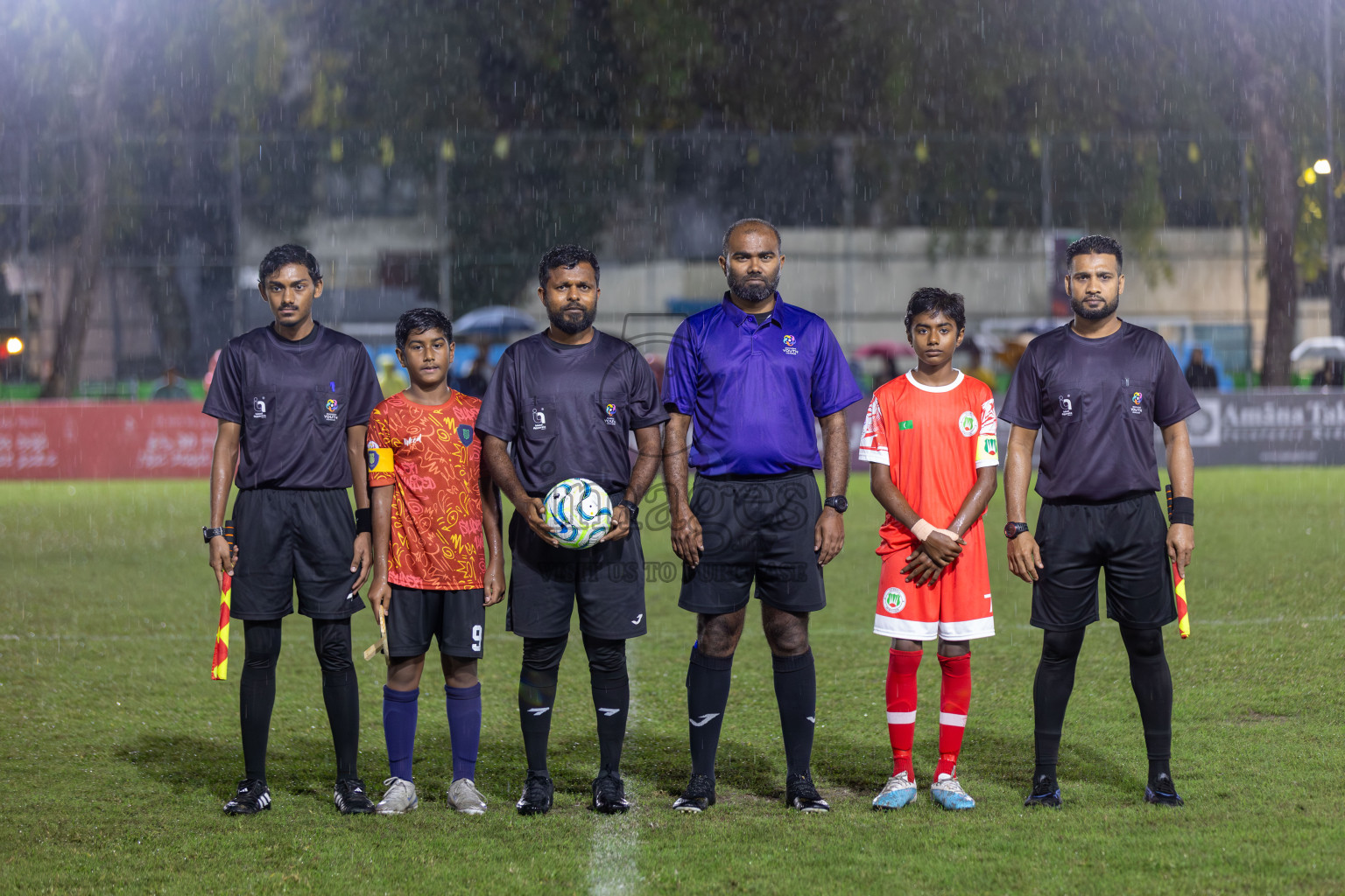 SUS vs Huriyya (U12) in Dhivehi Youth League 2024 - Day 2. Matches held at Henveiru Stadium on 22nd November 2024 , Friday. Photos: Shuu Abdul Sattar/ Images.mv