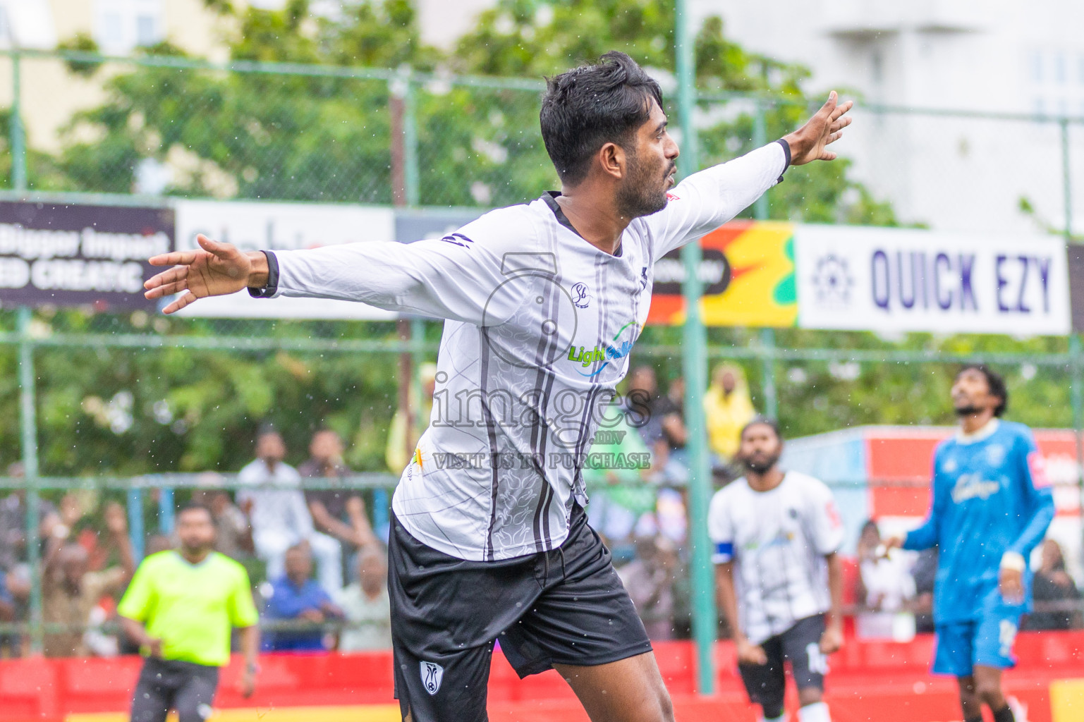 N. Miladhoo vs N.Velidhoo in Day 21 of Golden Futsal Challenge 2025 was held on Saturday , 25 January 2025, in Hulhumale', Maldives. Photos: Shuu Abdul Sattar, / images.mv