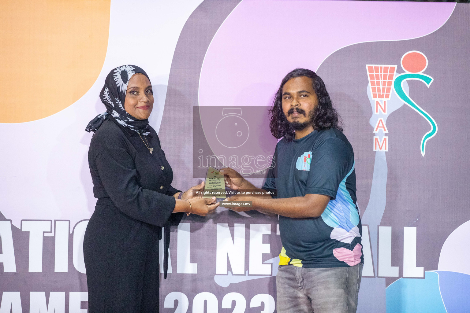 Final of 20th Milo National Netball Tournament 2023, held in Synthetic Netball Court, Male', Maldives on 11th June 2023 Photos: Nausham Waheed/ Images.mv