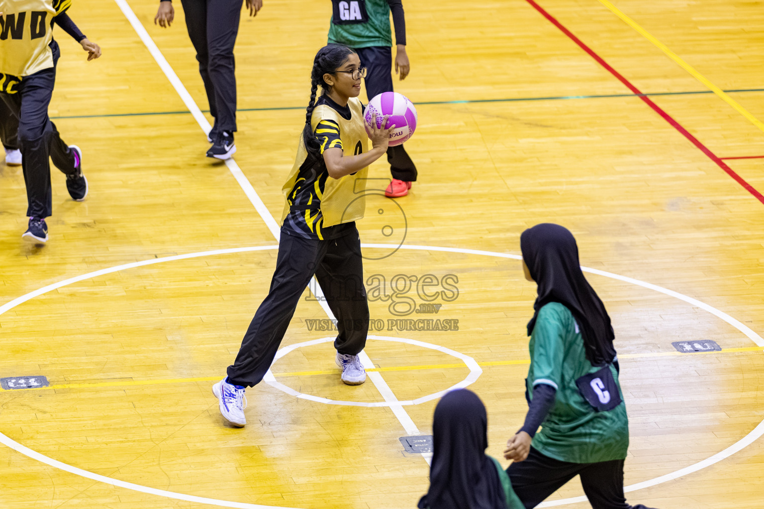 Day 8 of 26th Inter-School Netball Tournament 2025 was held in Social Center Indoor Hall on Sunday, 26th October 2025. Photos: Hassan Simah / images.mv