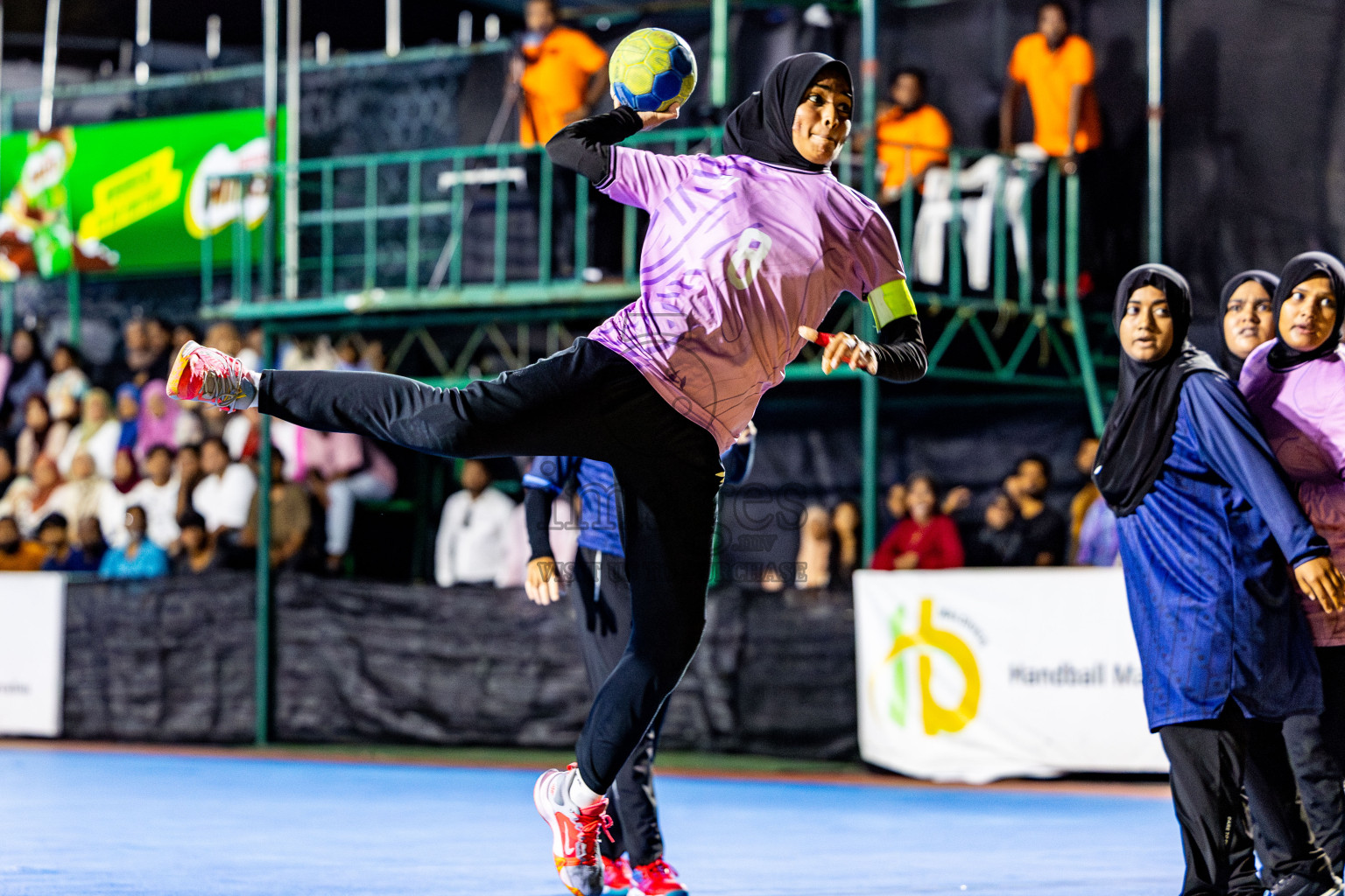 2nd Division Final of 8th Inter-Office/Company Handball Tournament 2024, held in Handball ground, Male', Maldives on Tuesday, 17th September 2024 Photos: Nausham Waheed/ Images.mv