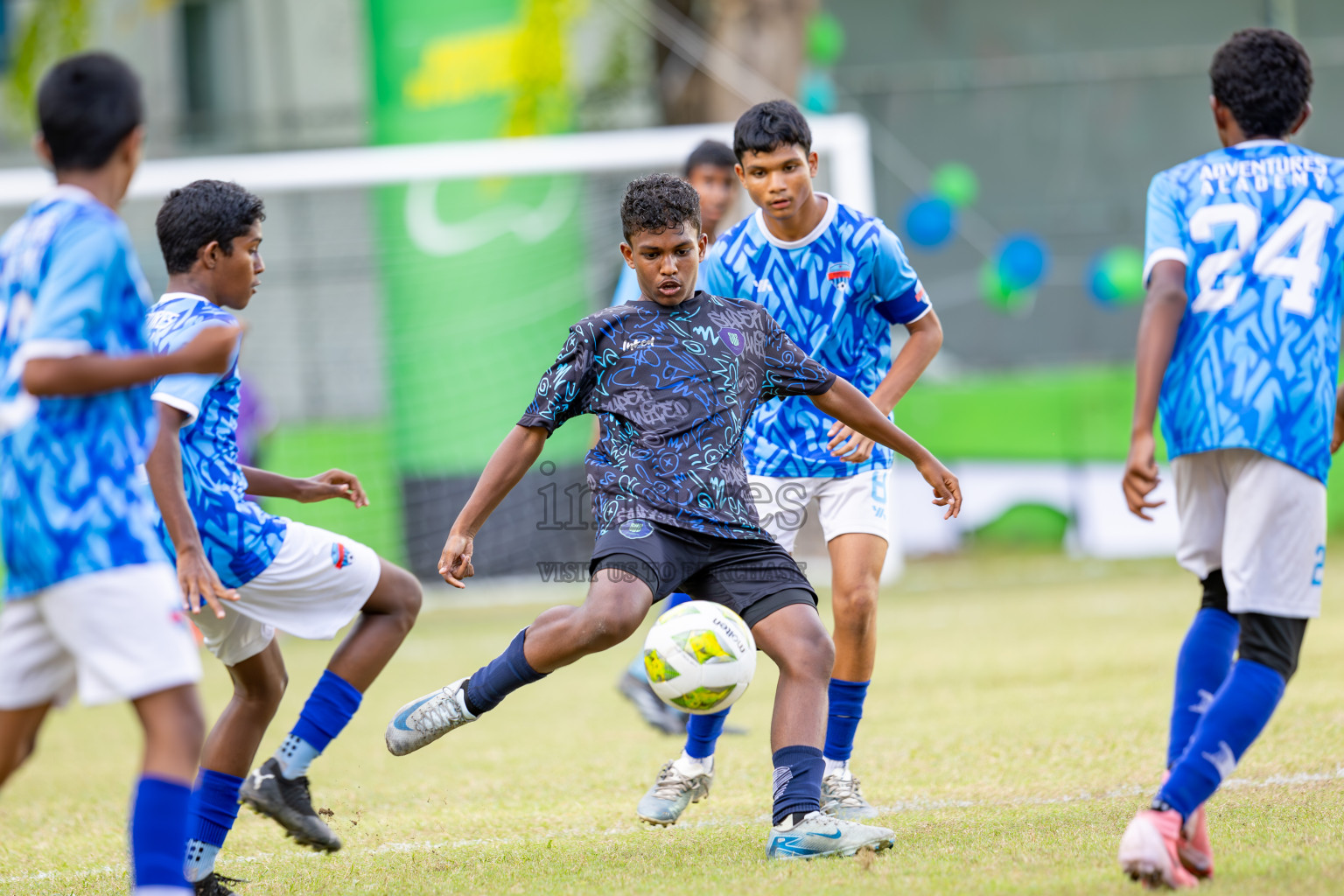 Day 4 of MILO Academy Championship 2024 (U-14) was held in Henveyru Stadium, Male', Maldives on Sunday, 3rd November 2024. Photos: Ismail Thoriq / Images.mv