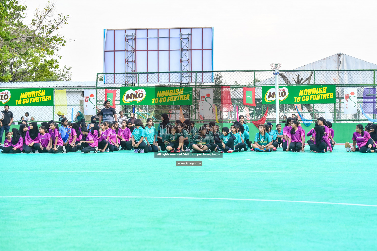 Final of Junior Netball Championship 2022 held in Male', Maldives on 19th March 2022. Photos by Nausham Waheed